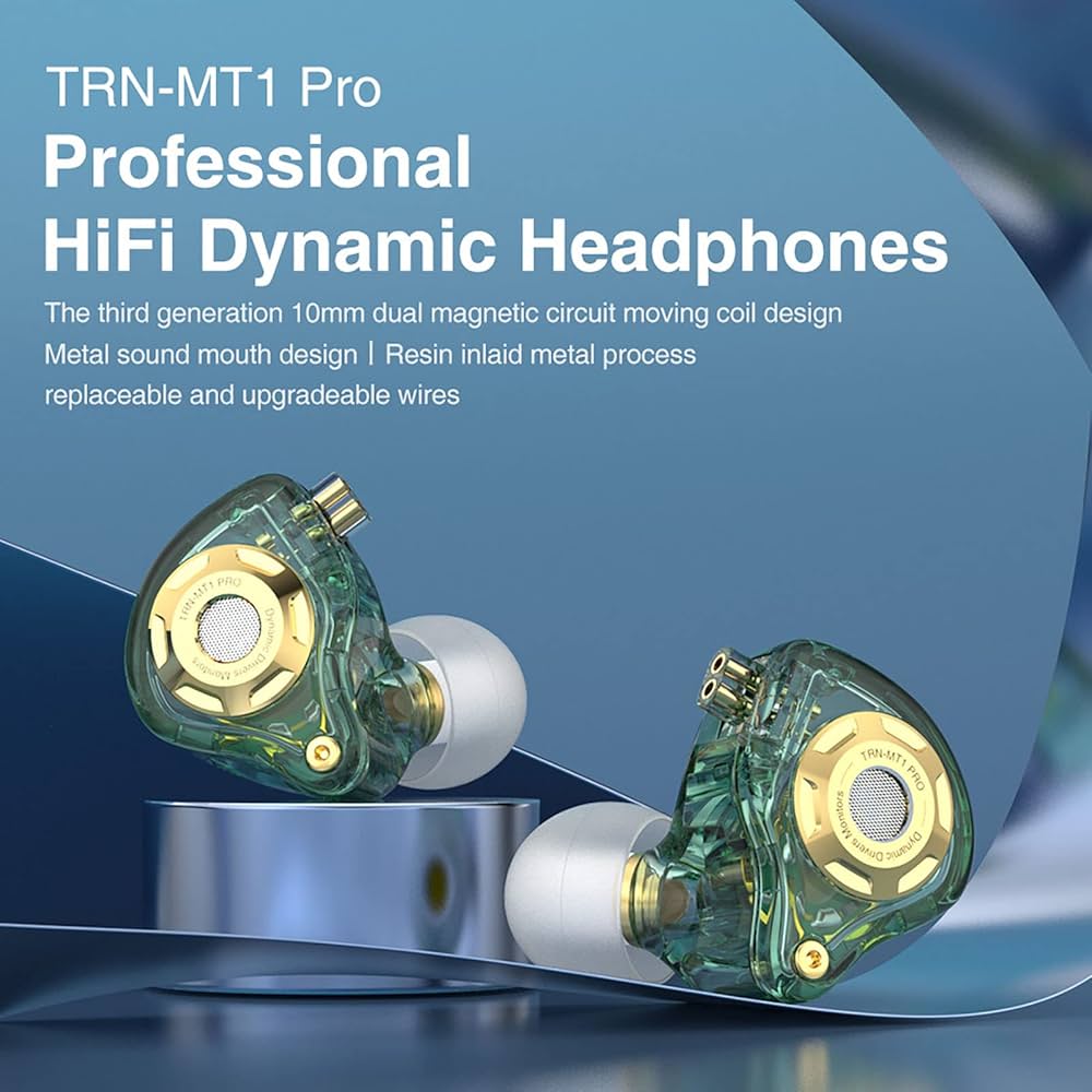 TRN MT1 Pro Professional Hi-Fi Dynamic Driver In-Ear Monitor Earphone