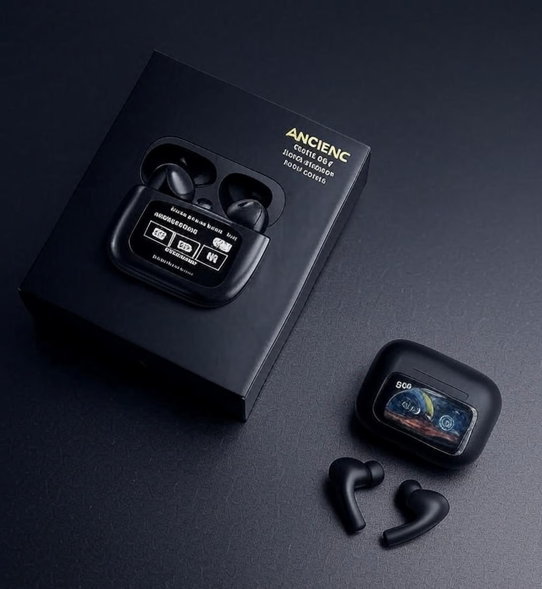 Airpods A9 Pro ANC Touch Screen Display Earbuds
