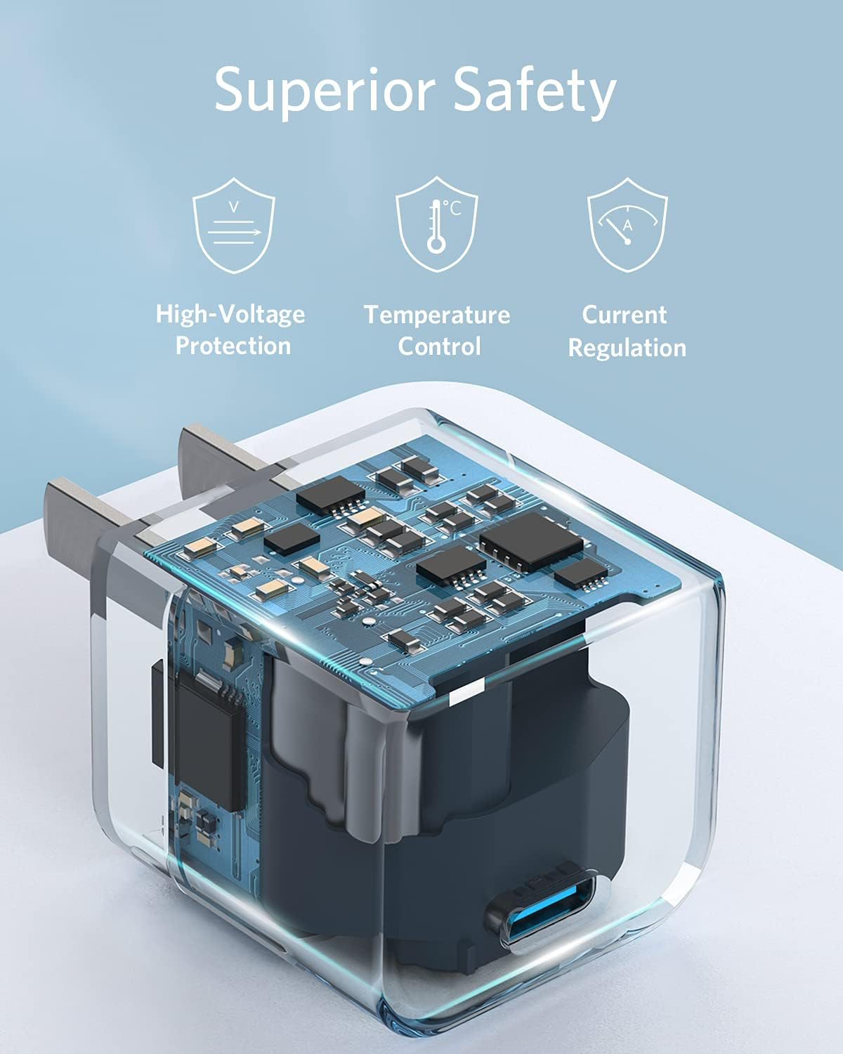 Anker PowerPort III 20W Cube PD Type-C Fast Charger