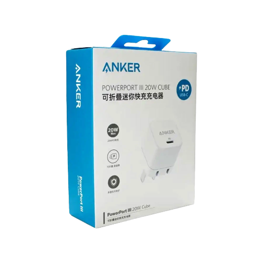 Anker PowerPort III 20W Cube PD Type-C Fast Charger
