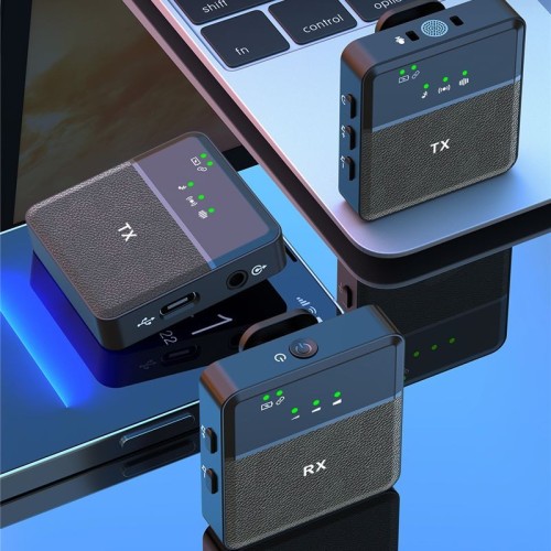 Sx9 dual wireless microphone-black type C