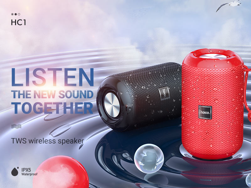 Hoco HC1 True Wireless Waterproof Bluetooth Speaker