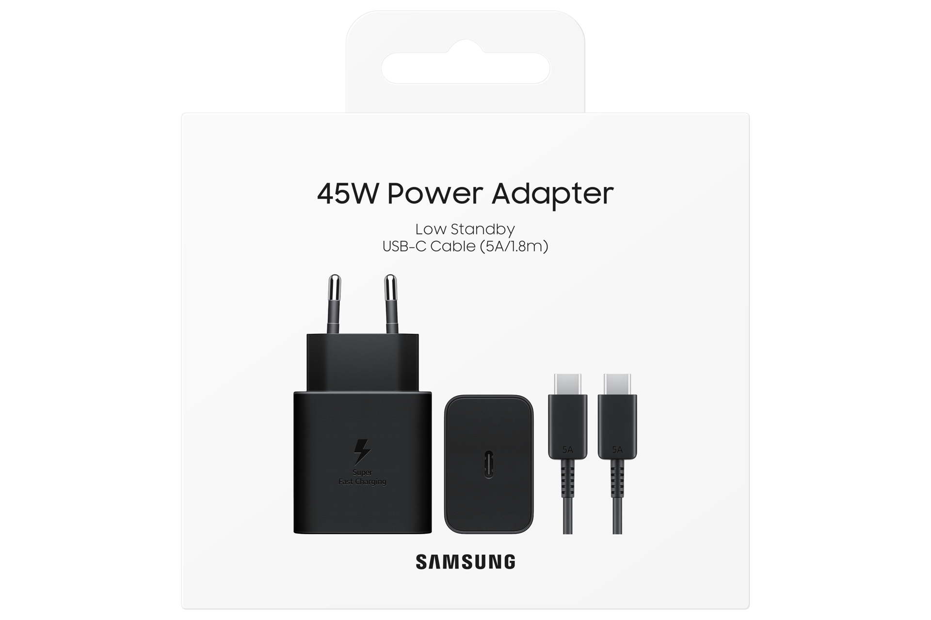 Samsung 45W 5A USB-C Power Adapter with Cable