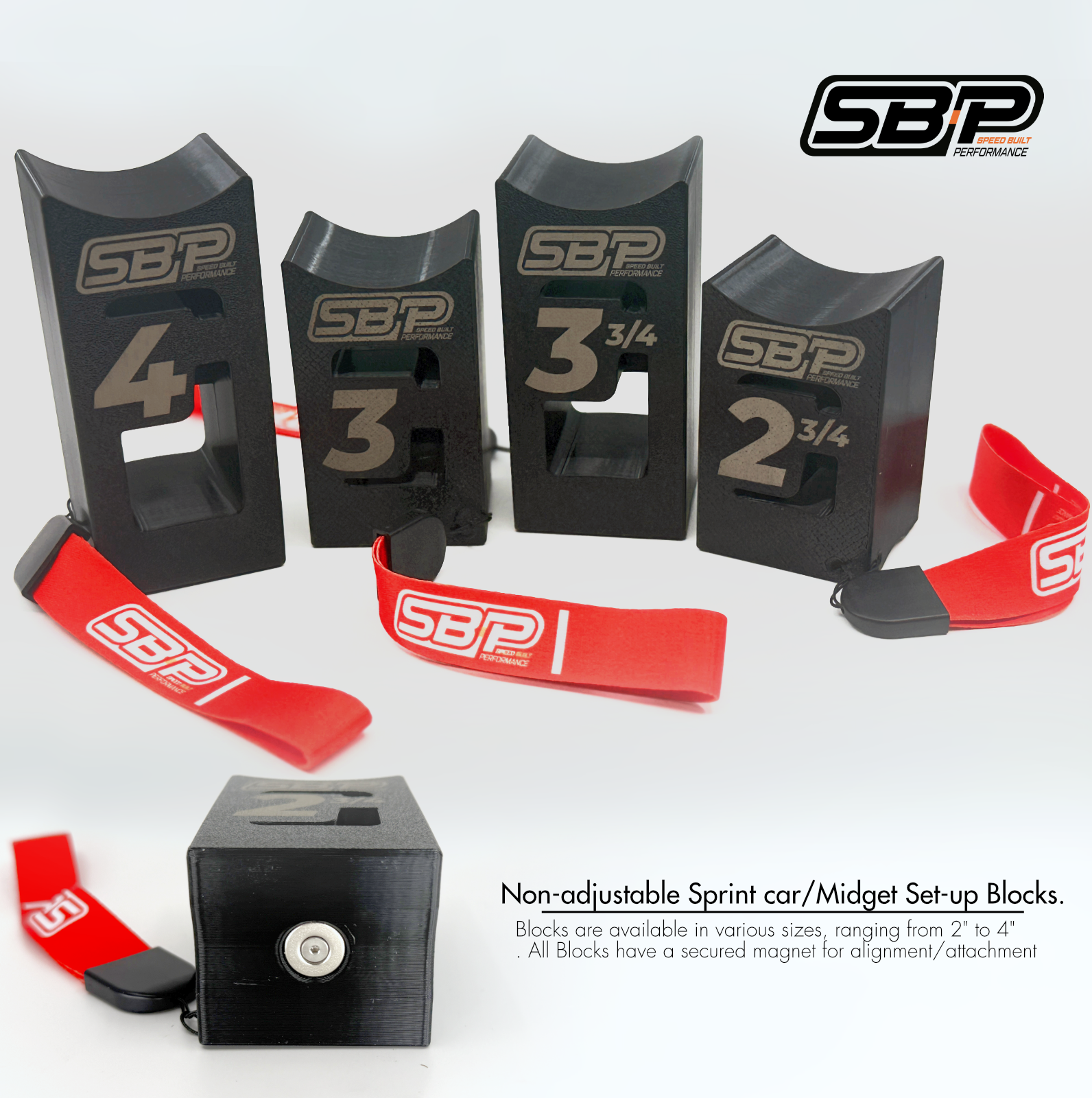 Non-Adjustable Sprint car/Midget Set-up Blocks