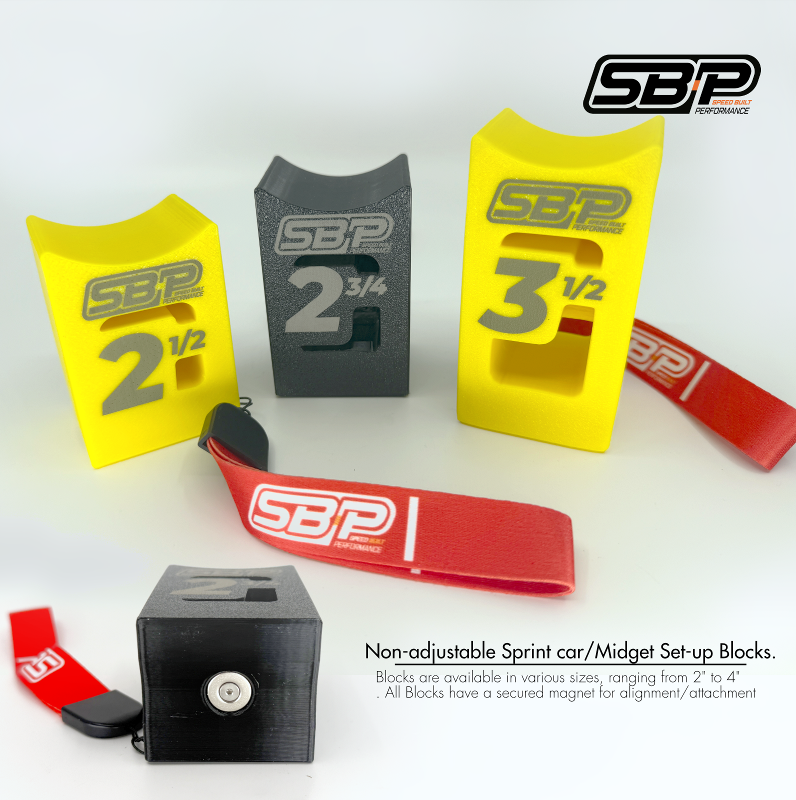 Non-Adjustable Sprint car/Midget Set-up Blocks