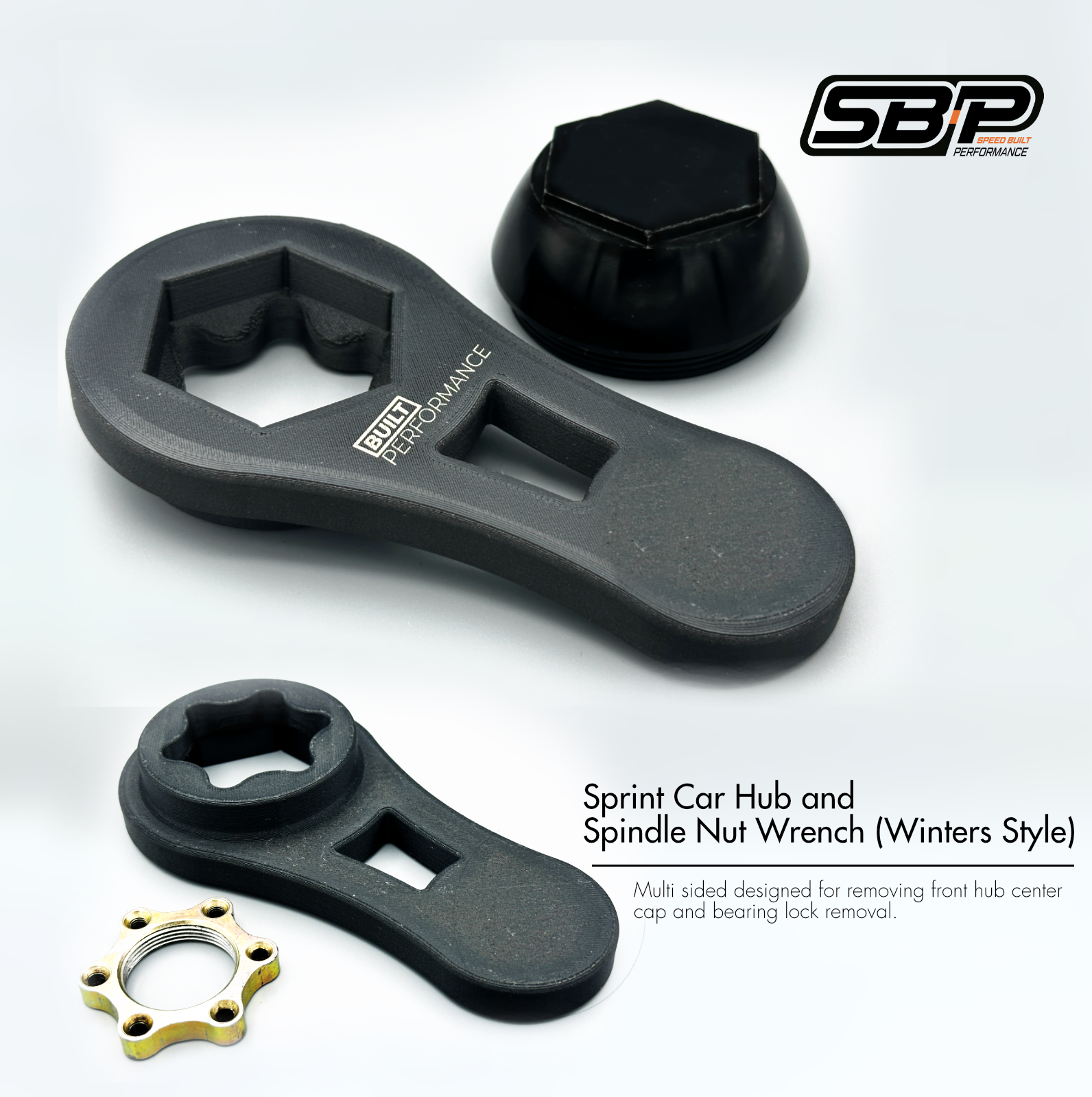 Sprint Car Hub and Spindle Nut Wrench (Winters Style)