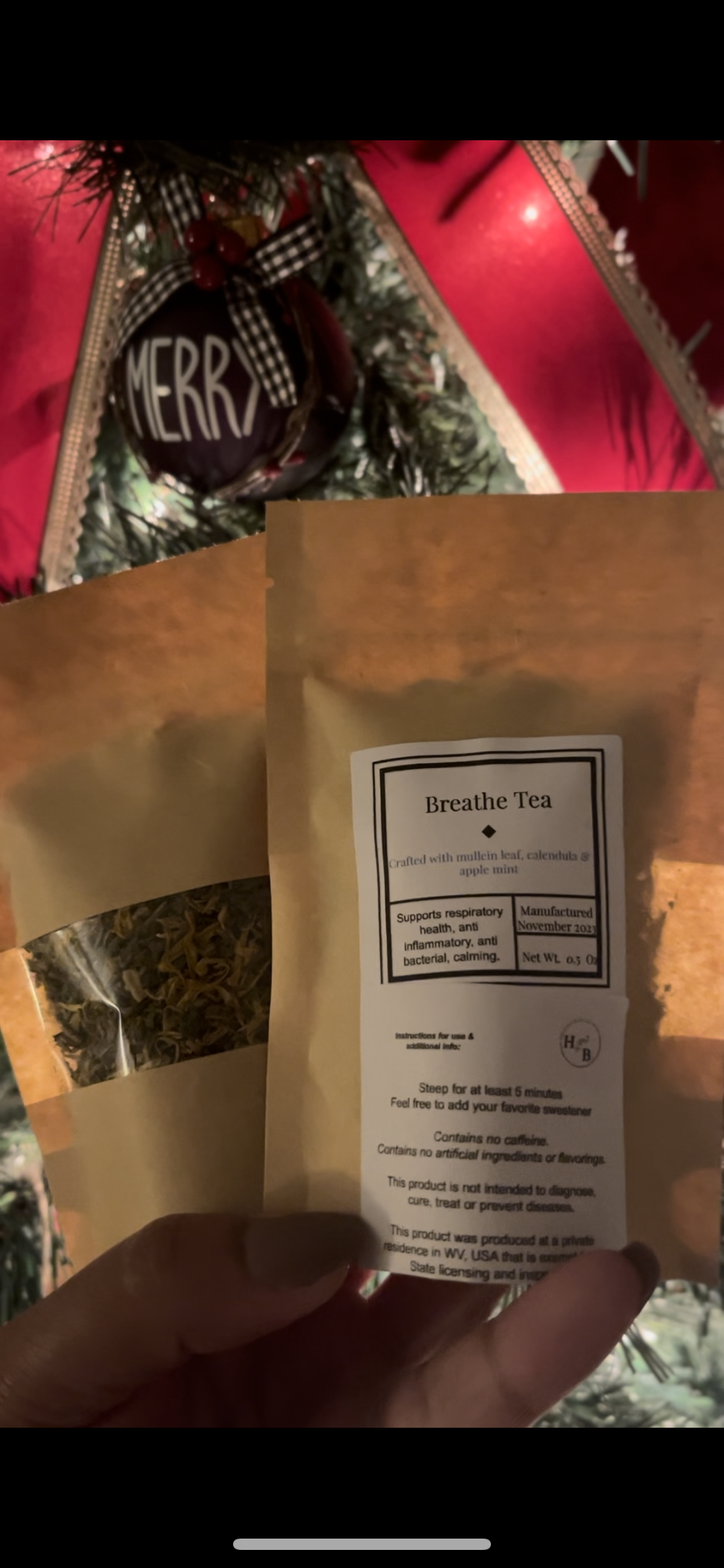Breathe Herbal Tea