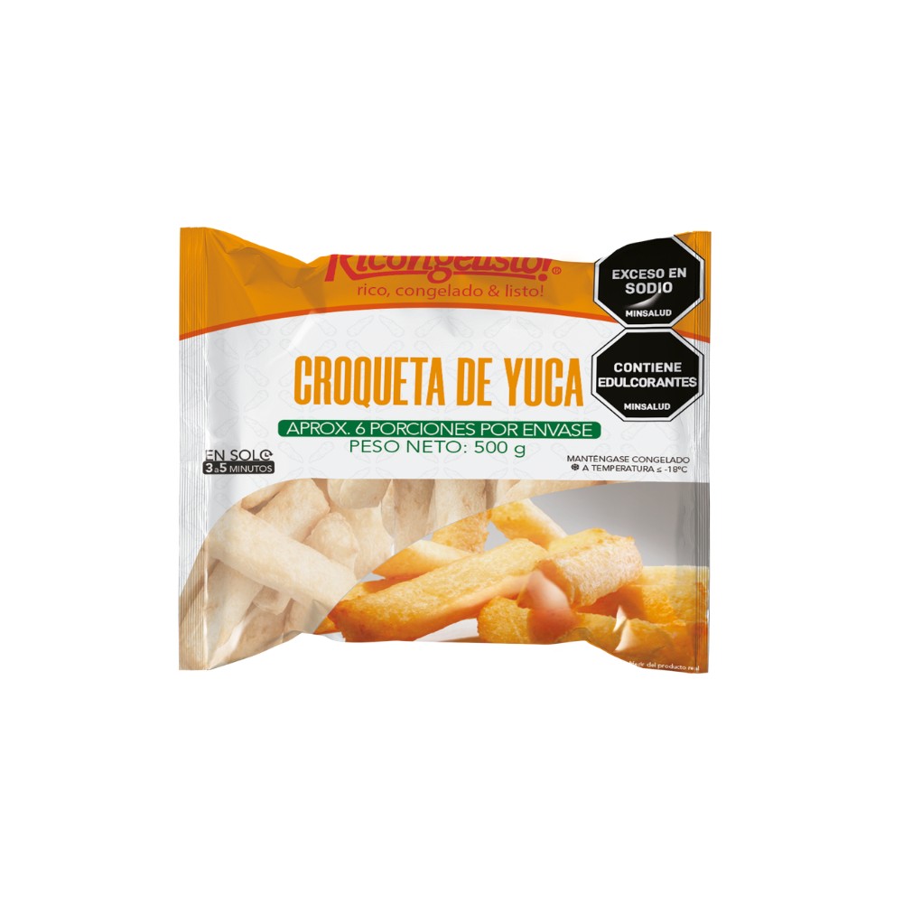 Croqueta de yuca x 500 gr