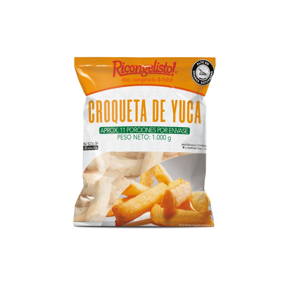 Croqueta de yuca x 1 kg