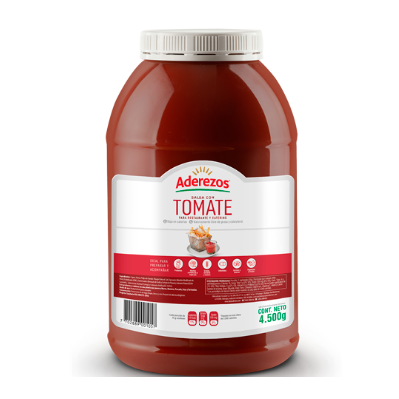 Salsa tomate Aderezos X 4500 g