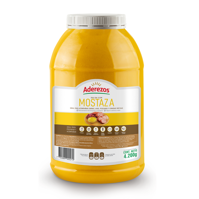 Salsa mostaza Aderezos x 4200 g