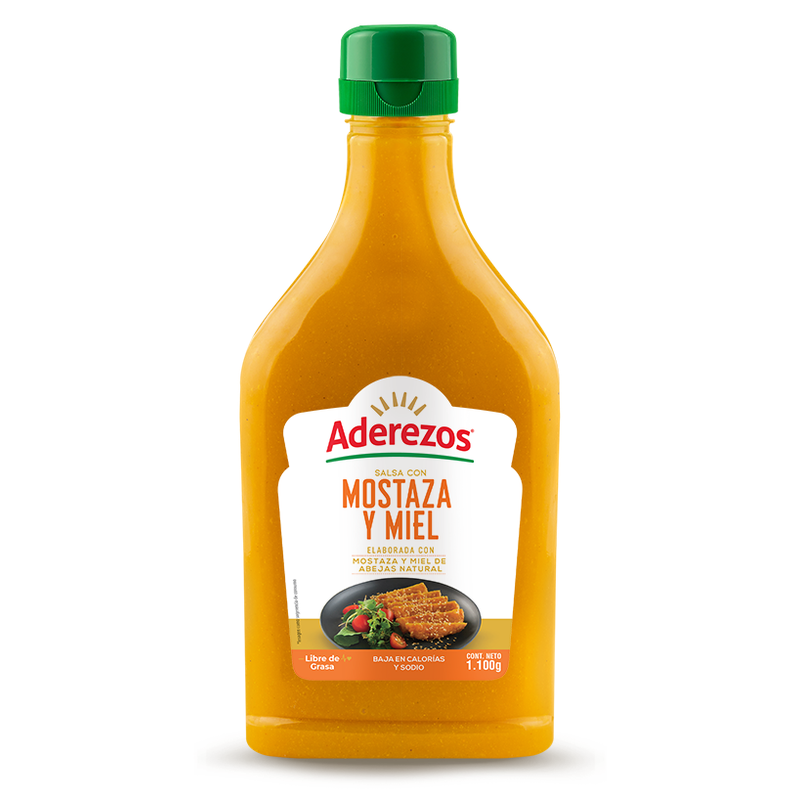 Salsa mostaza y miel Aderezos x 1040 g