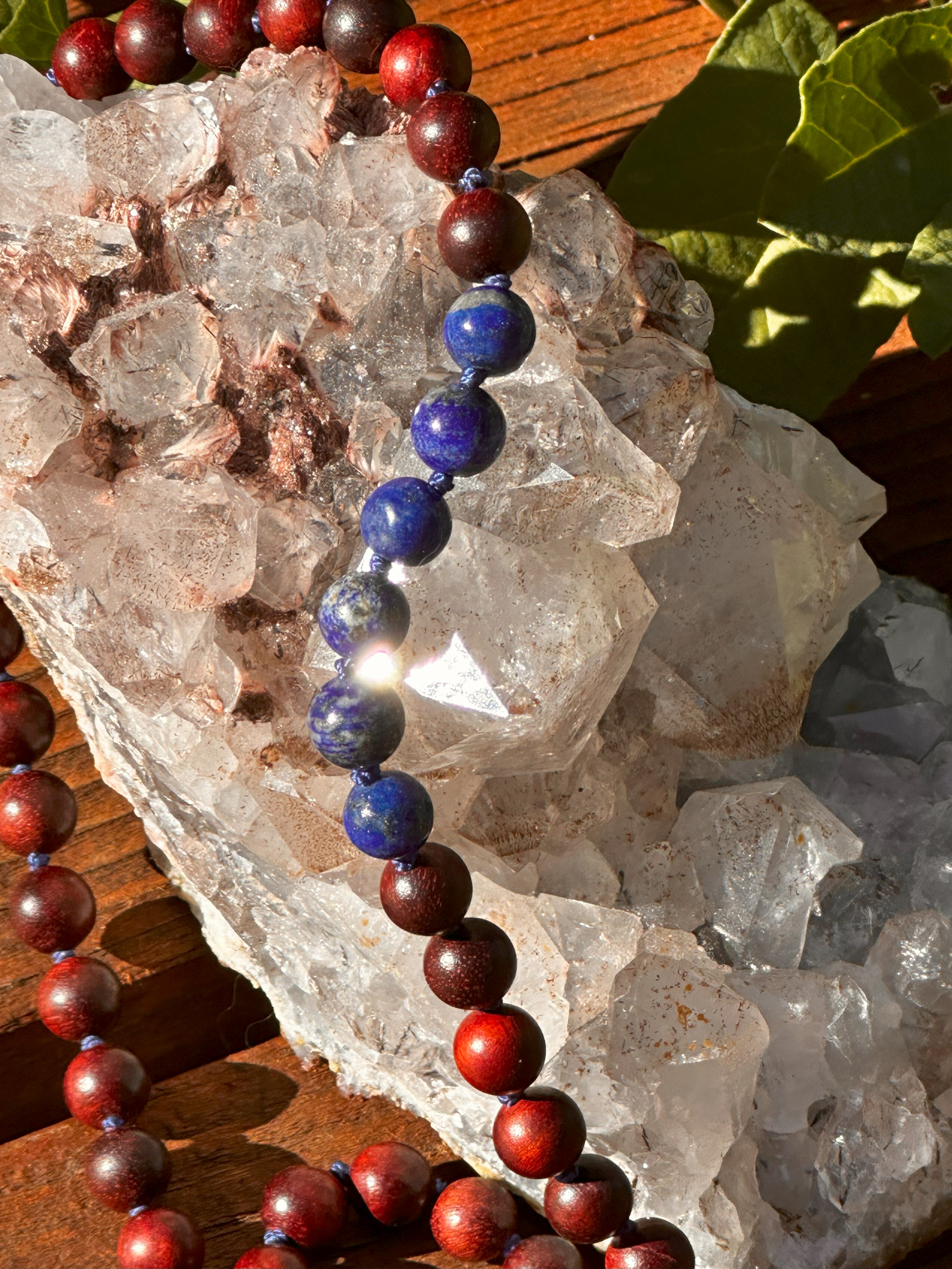 Lapis Lazuli & Chrysocolla Mala