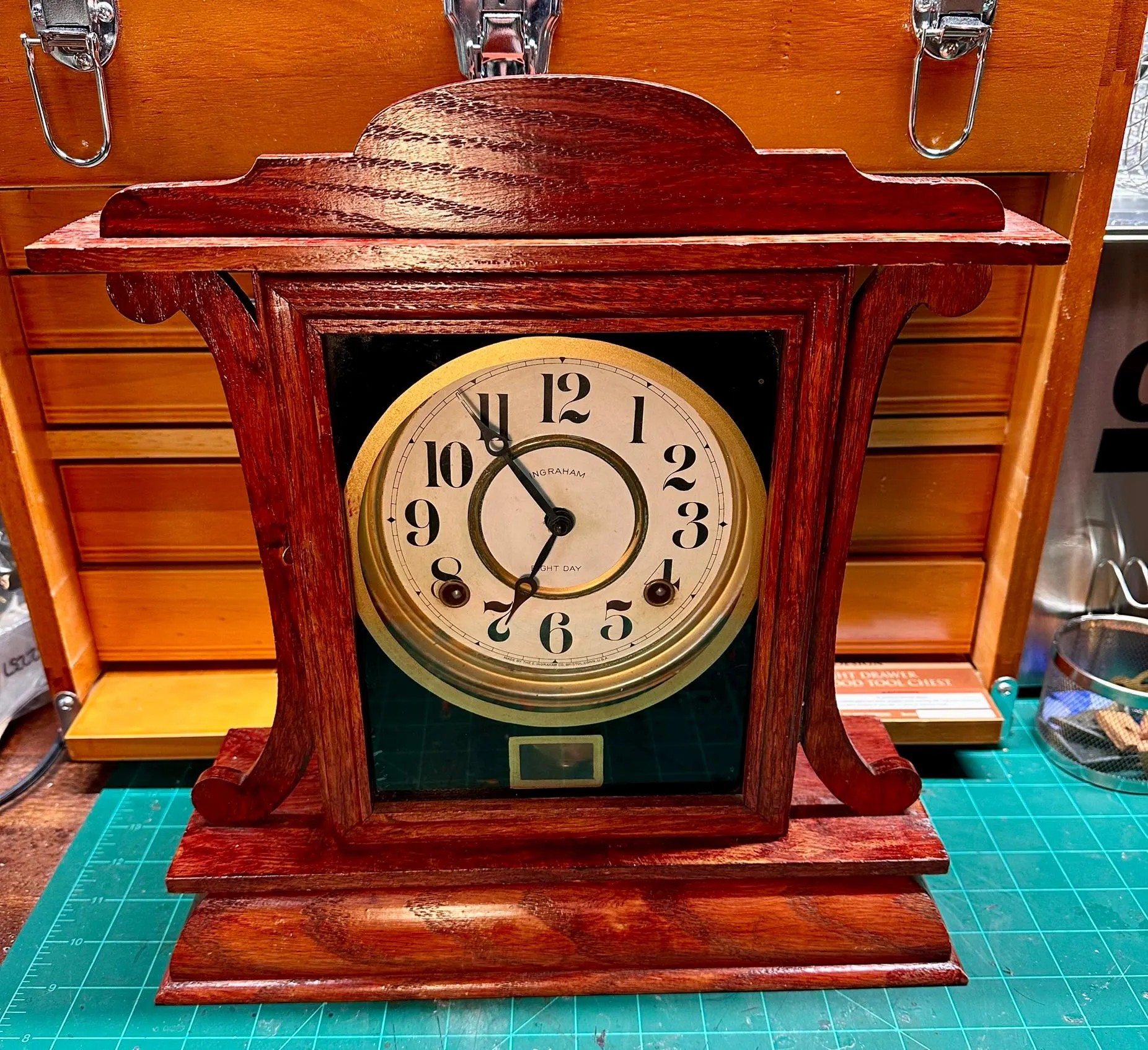 1920's Ingraham Kitchenette Antique Clock