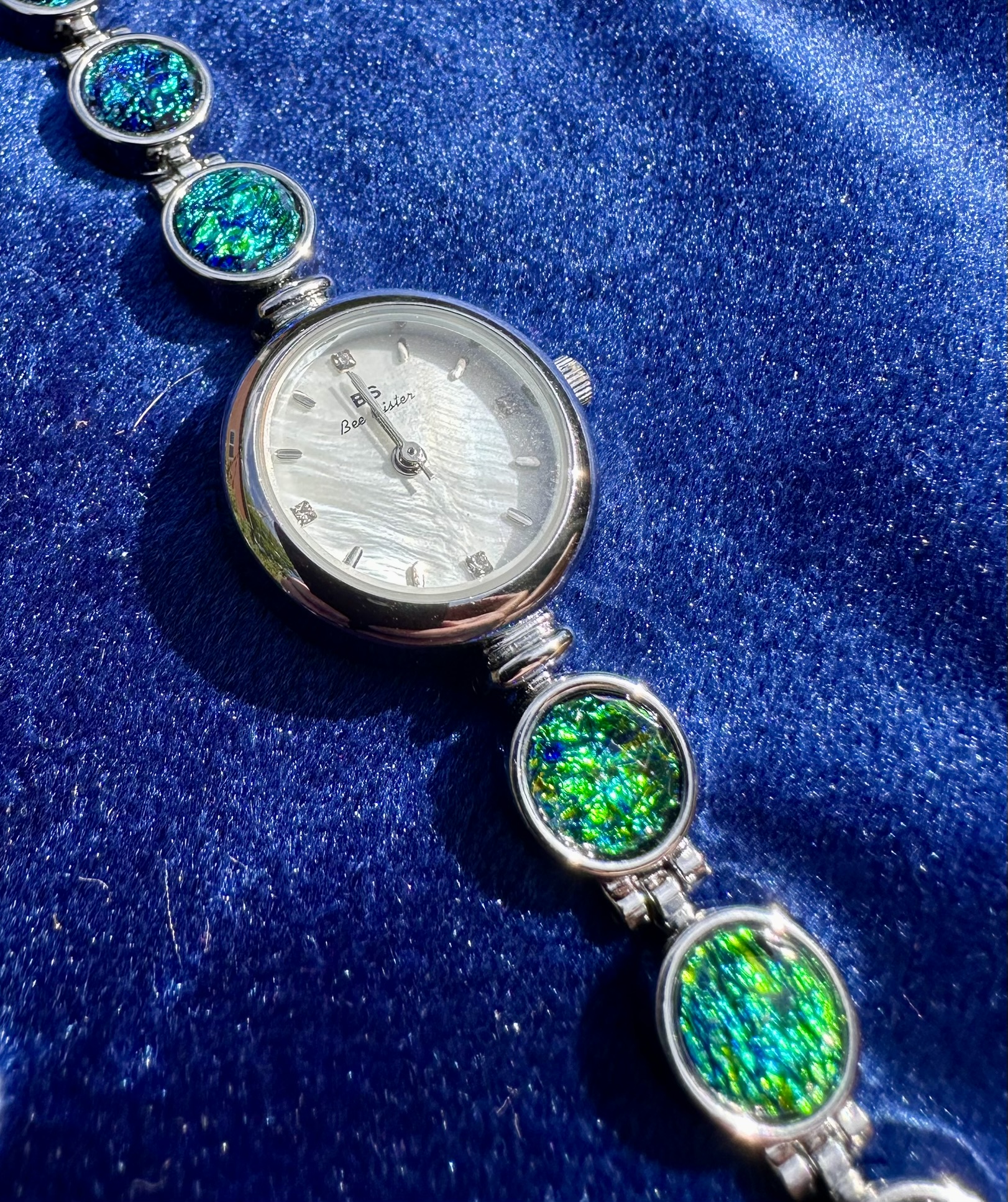Women's Abalone-Inspired Bracelet Watch