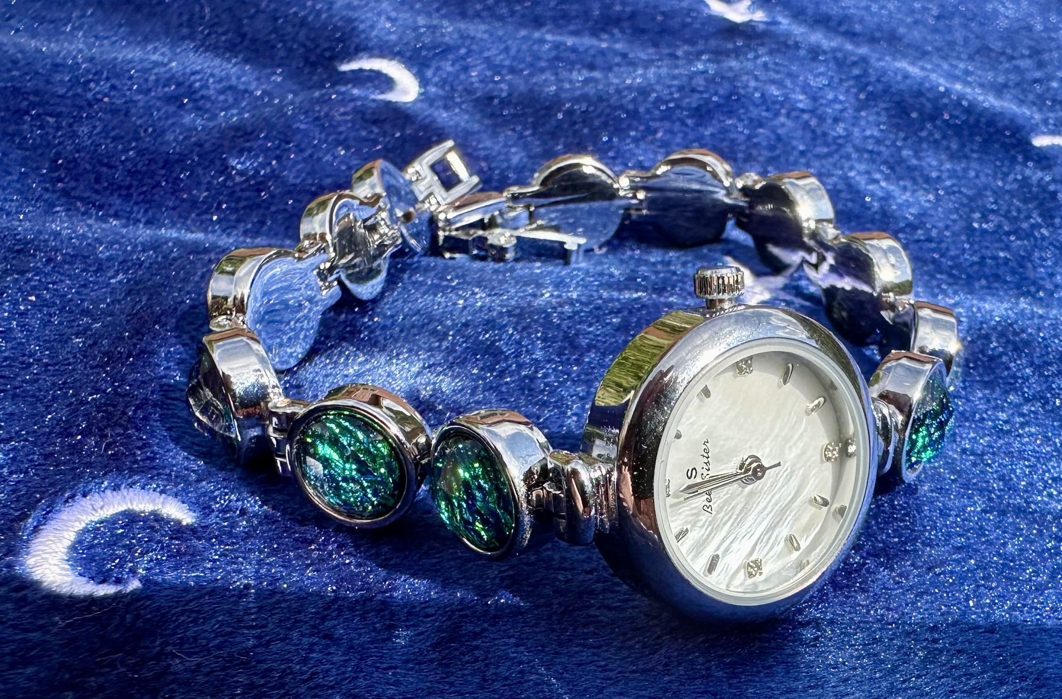 Women's Abalone-Inspired Bracelet Watch