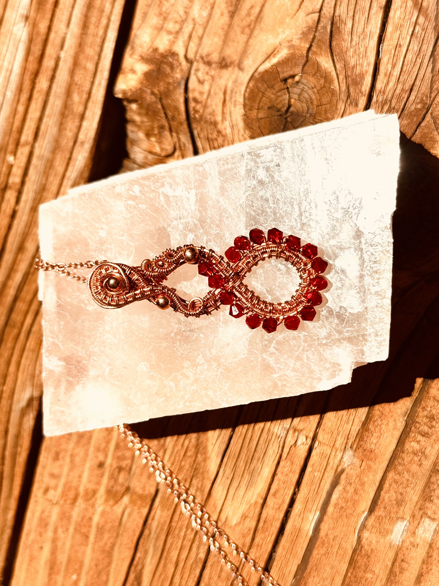 Wire Woven Number 8 Pendant