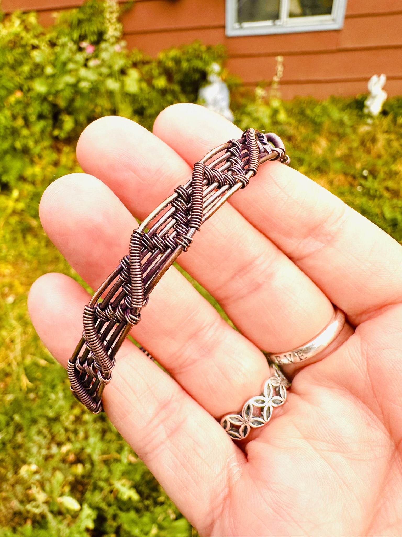 Copper Wirework Bracelet