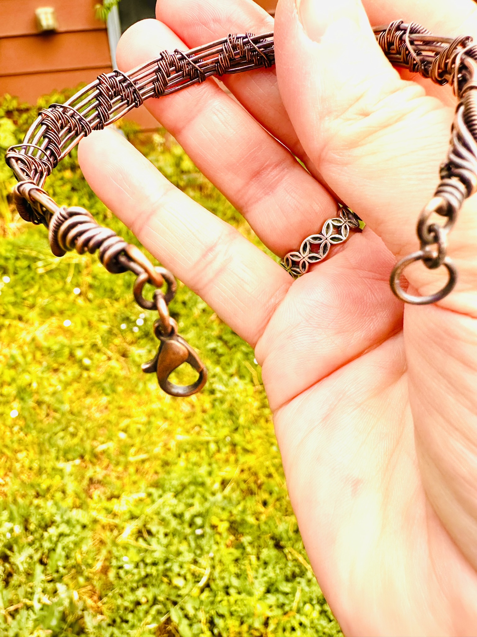 Copper Wirework Bracelet