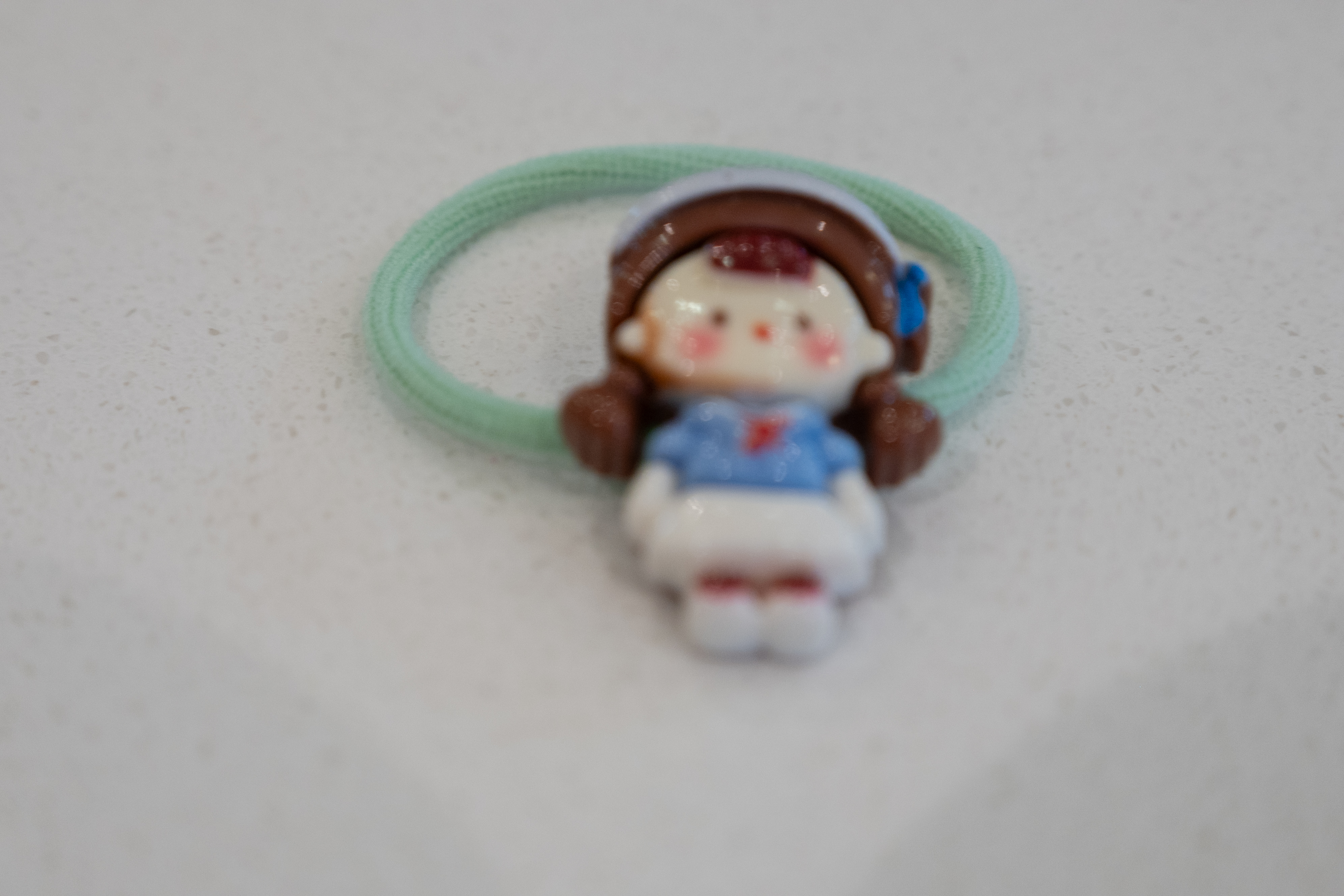 Cute Girl Cartoon Hair Tie