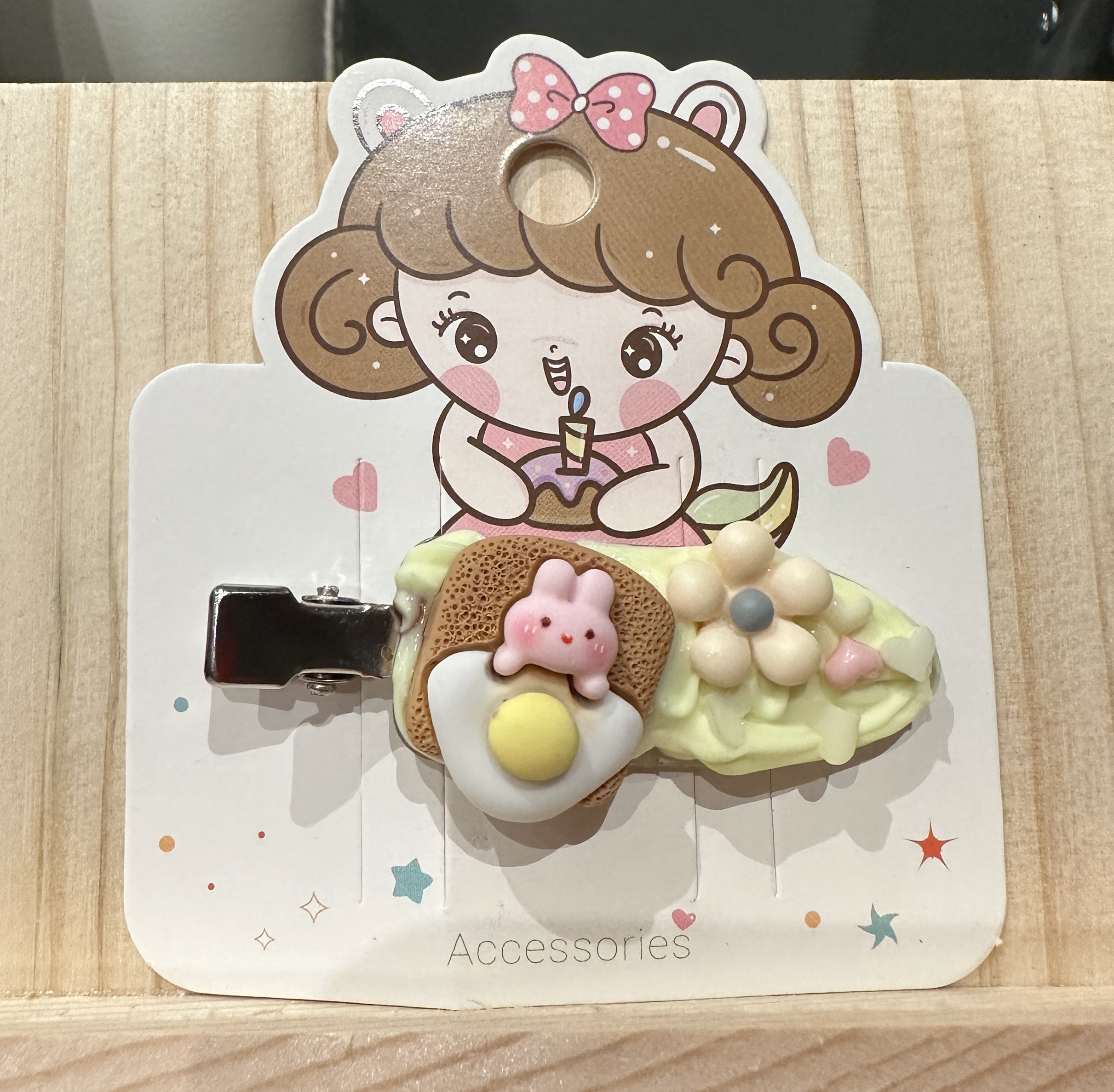 Cute Food-Themed Hair Clip