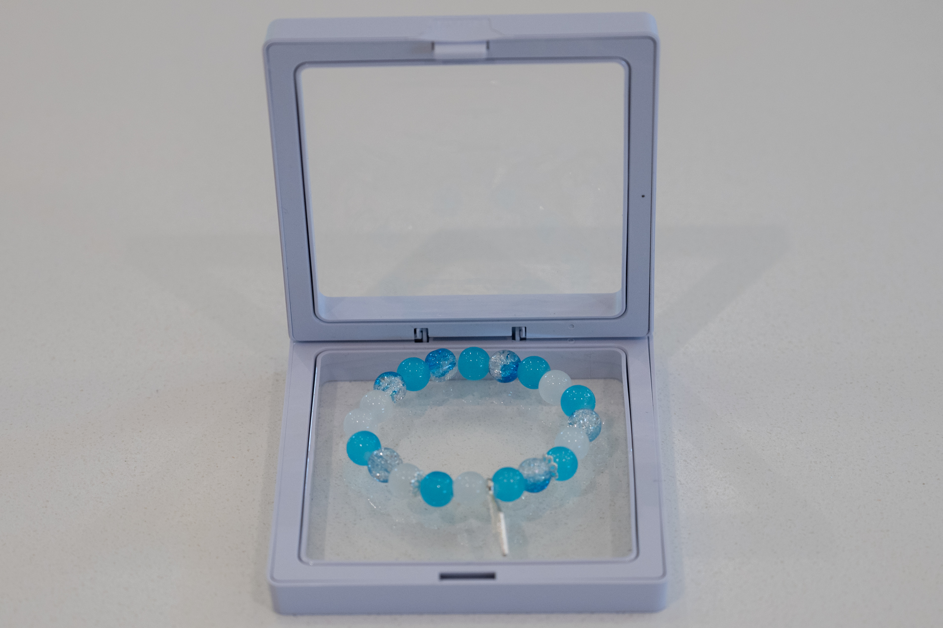Blue Beaded Bracelet
