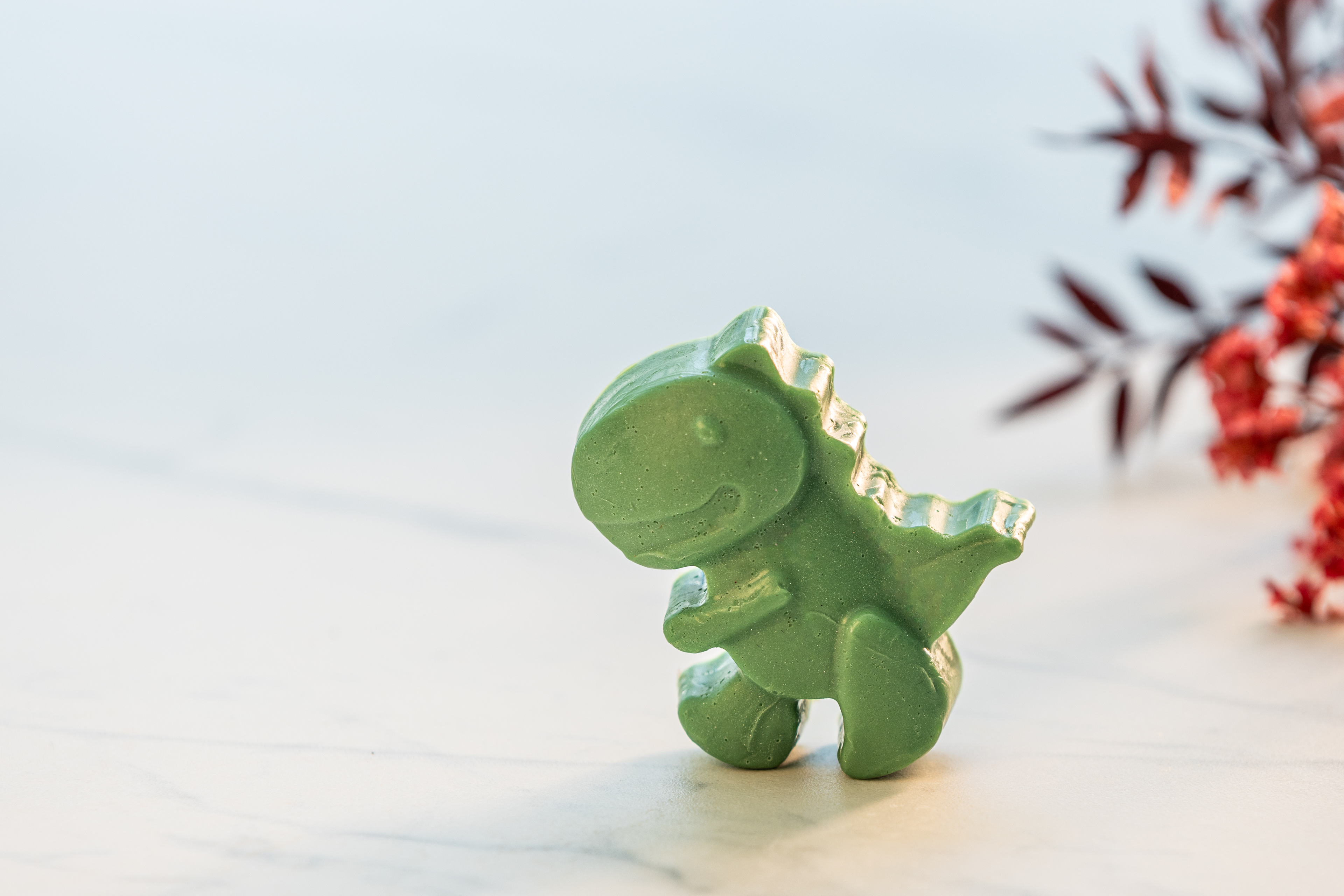 Green Dinosaur Soap