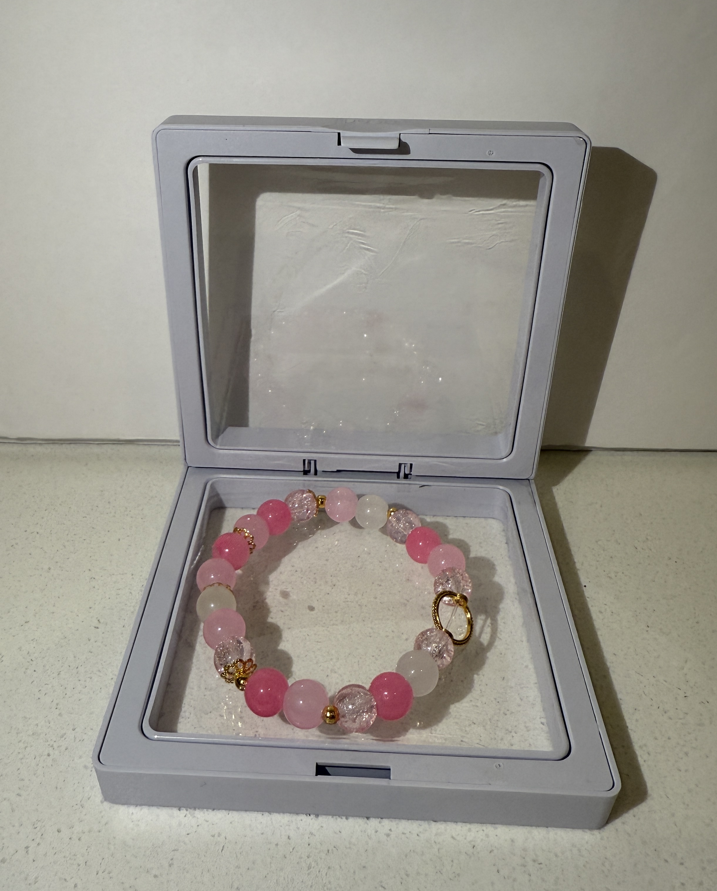 Pink Beaded Bracelet