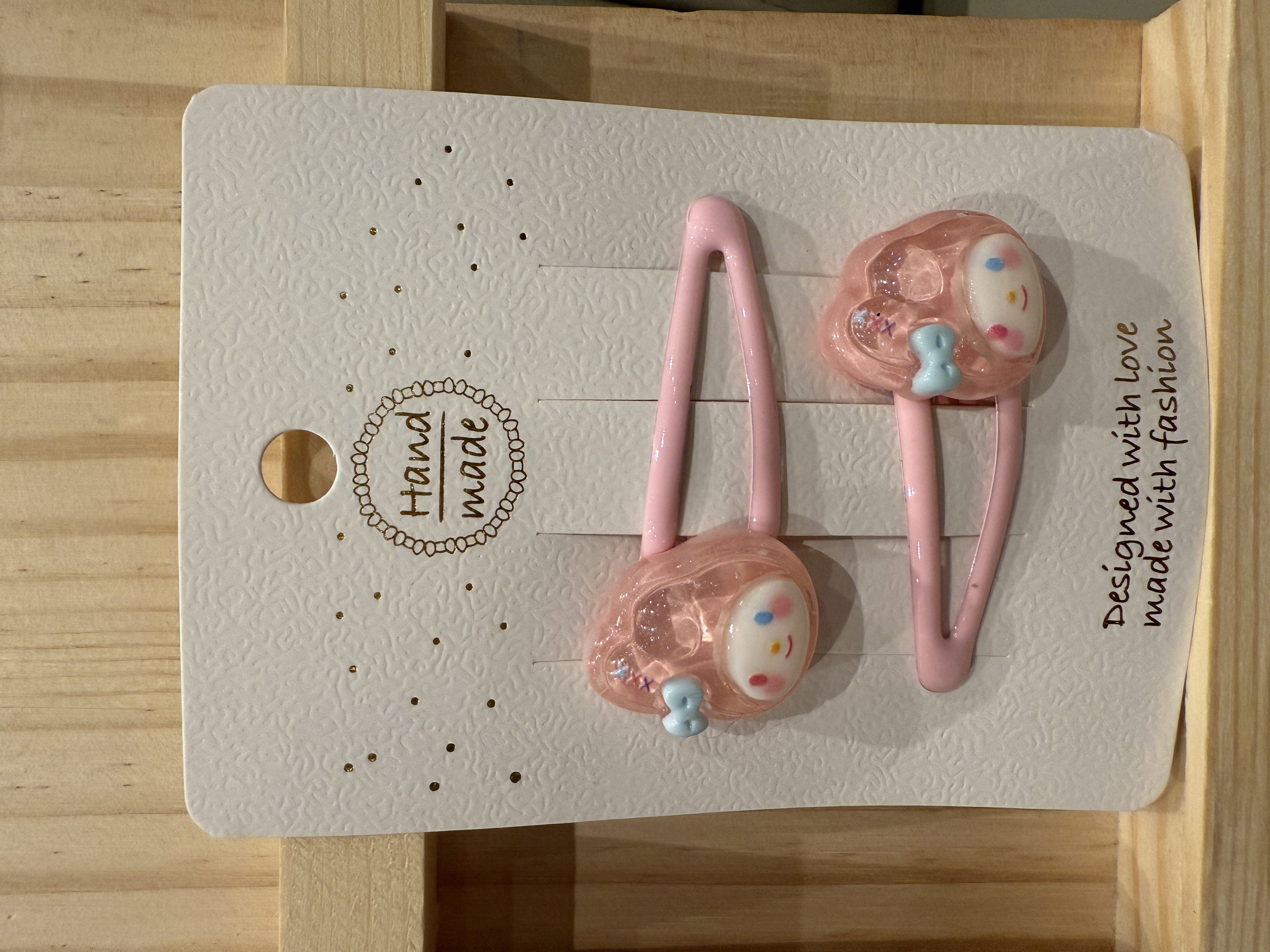 Cute Pink Hair Clips