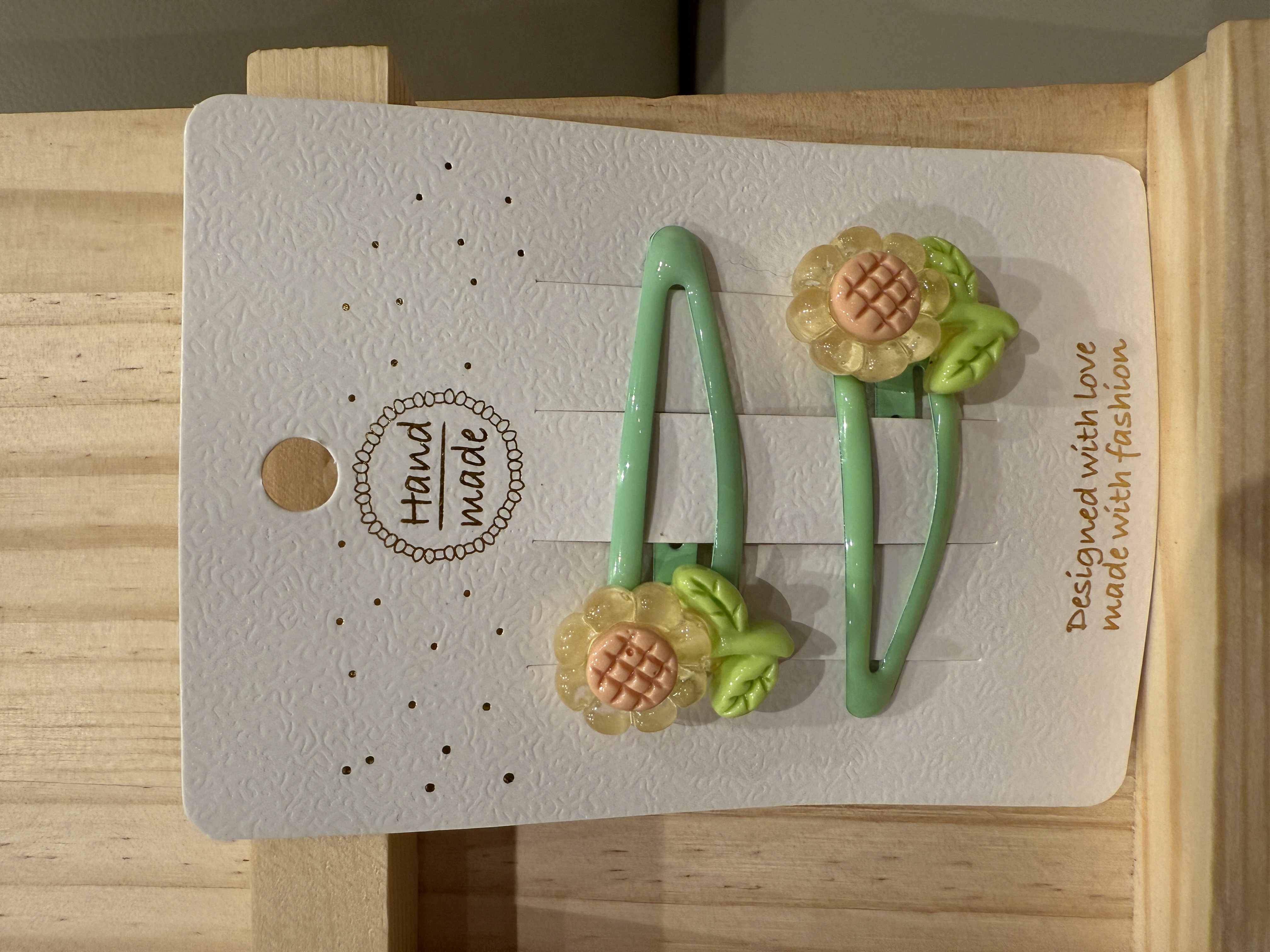 Sunflower Hair Clips