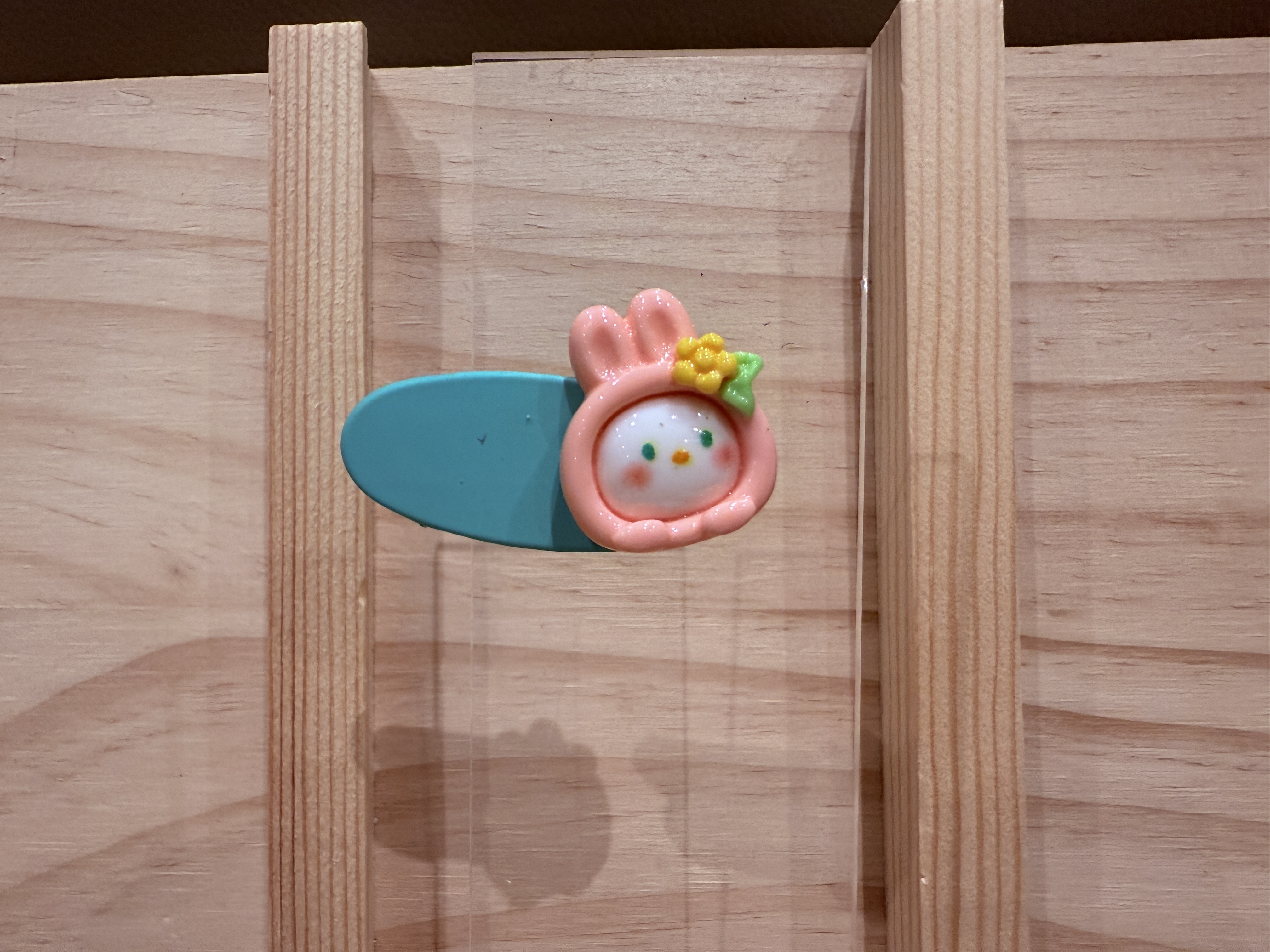 Pink Bunny Hair Clip