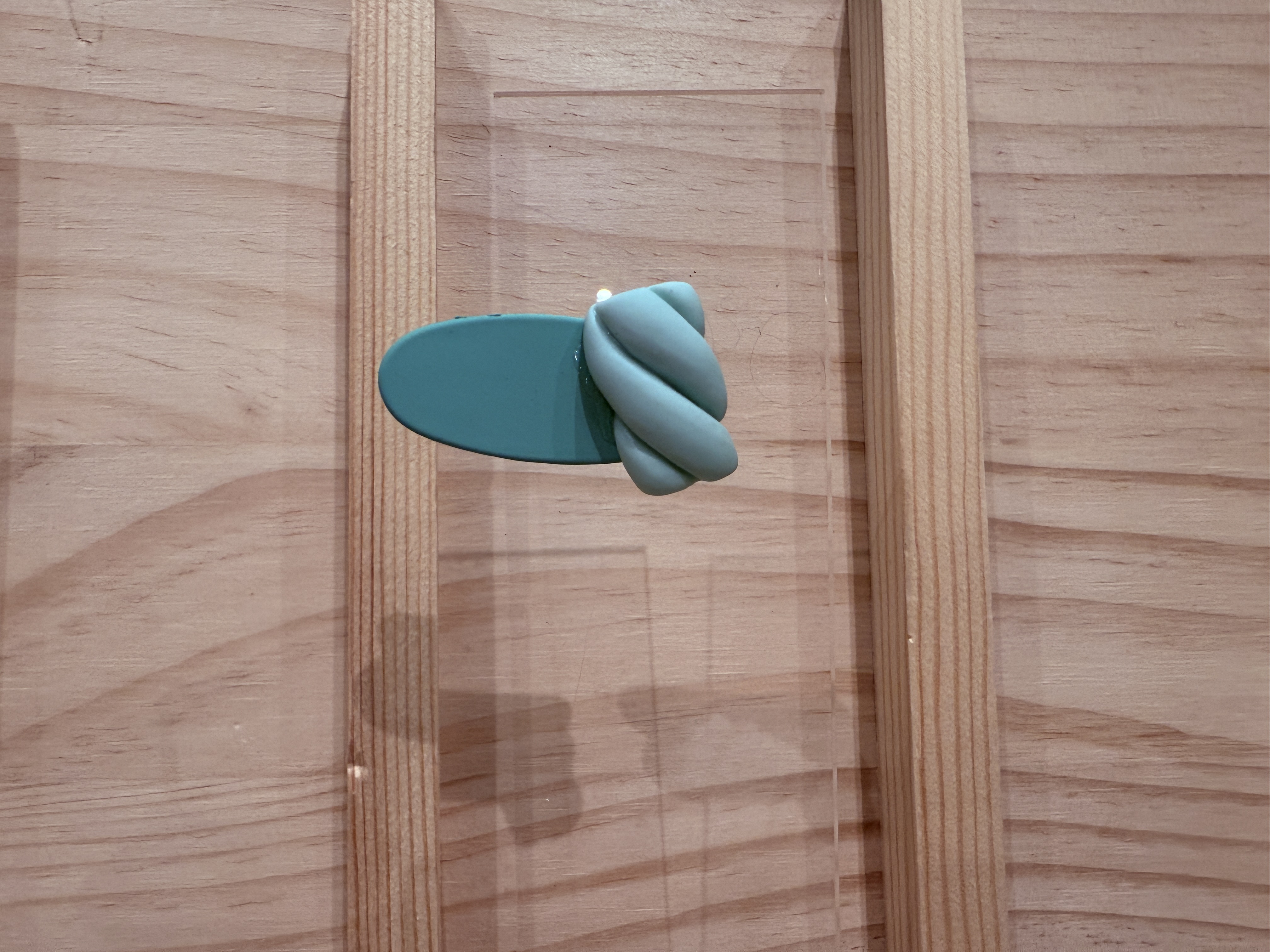 Minimalist Blue Hair Clip