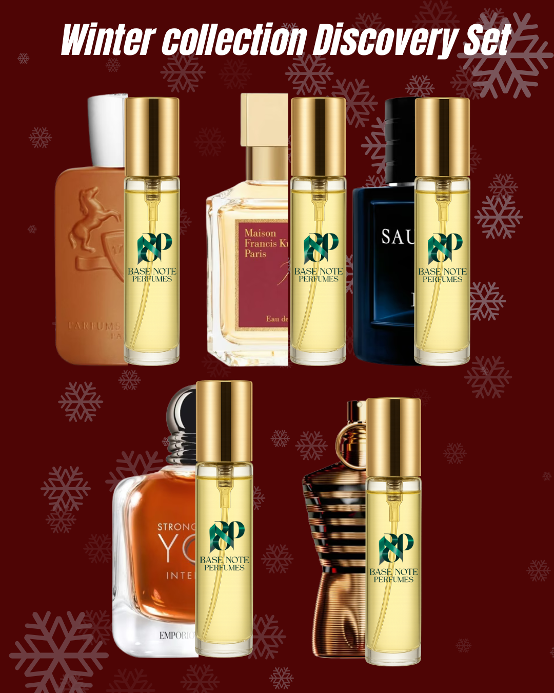 Winter collection Discovery Set of 5 x 10 ml perfume