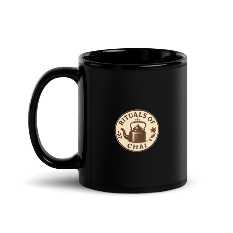 Rituals of Chai: Black Glossy Mug