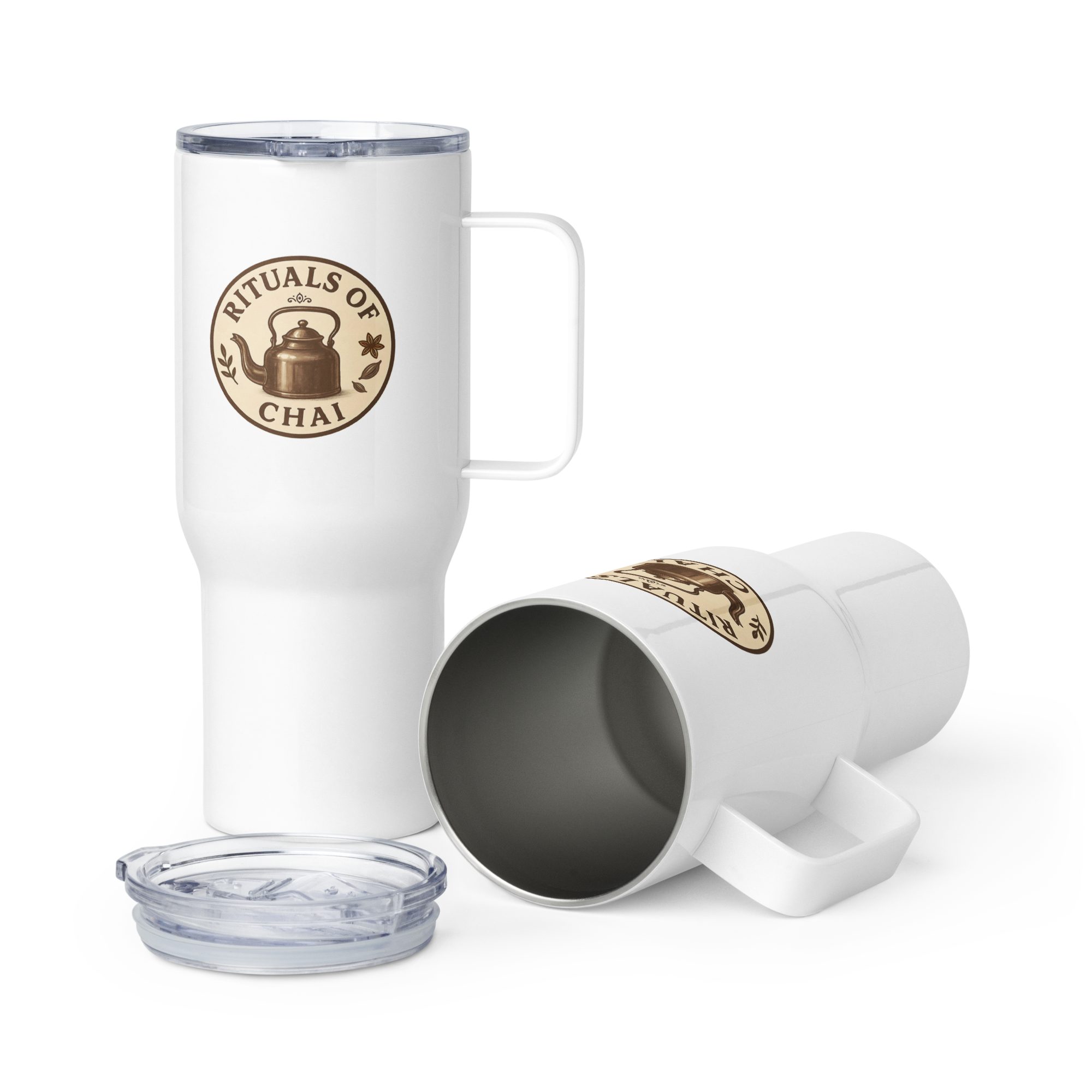 Rituals of Chai: Travel mug with a handle