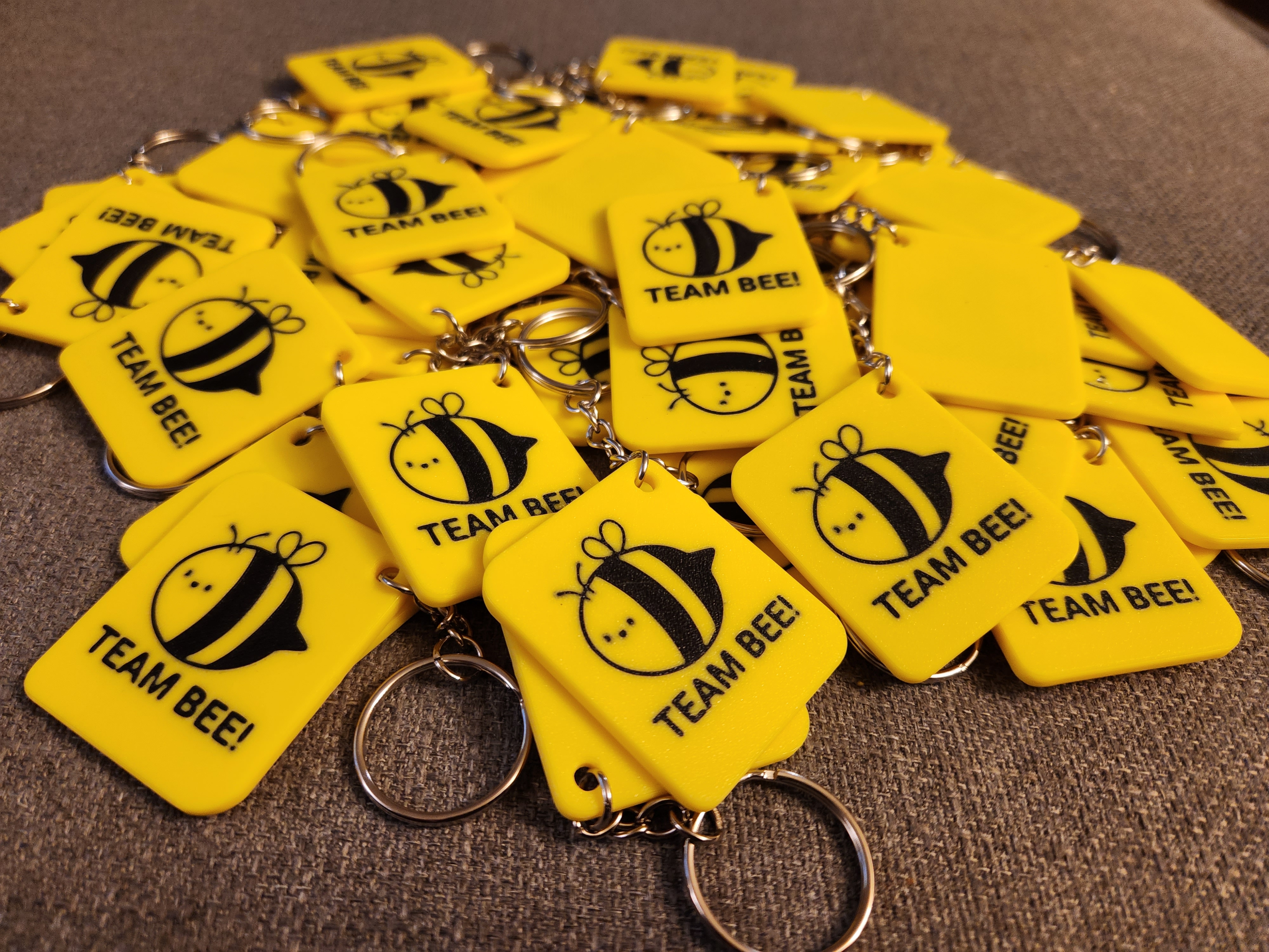Custom 3D Printed Keychains