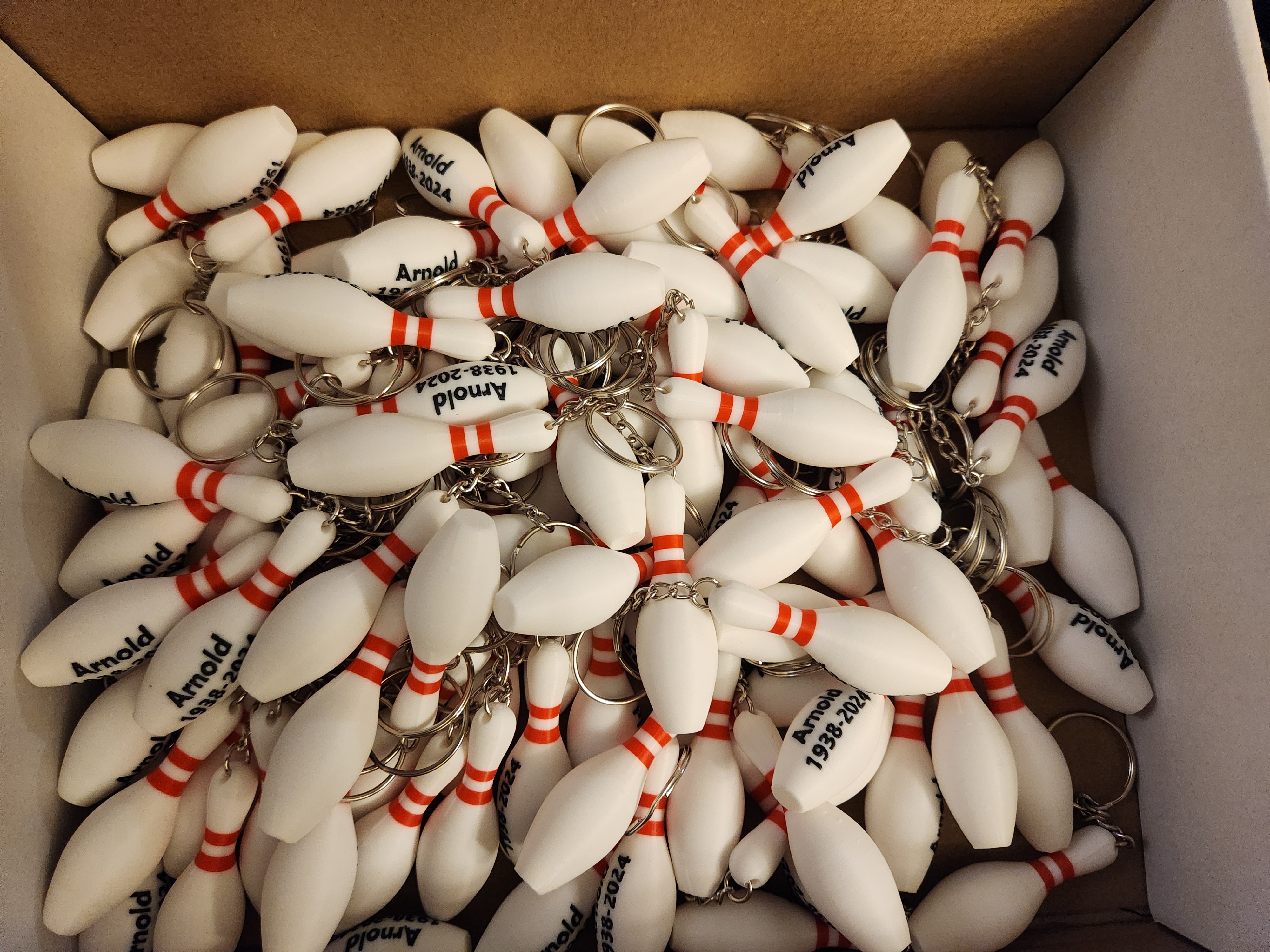 Custom 3D Printed Keychains