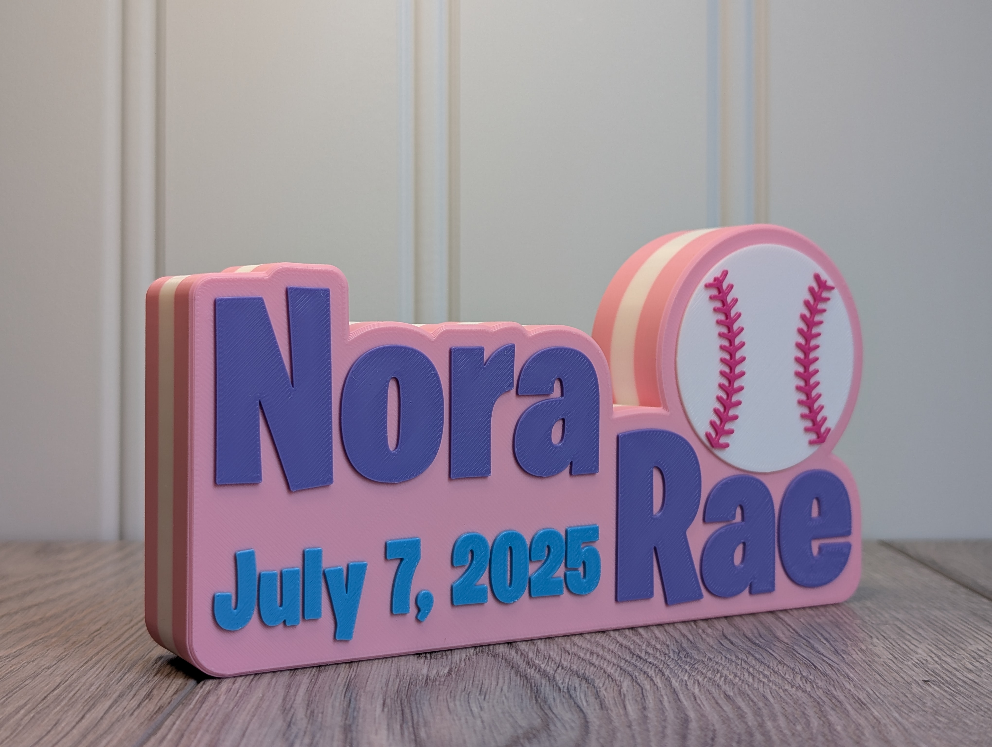 3D Printed Name Plate