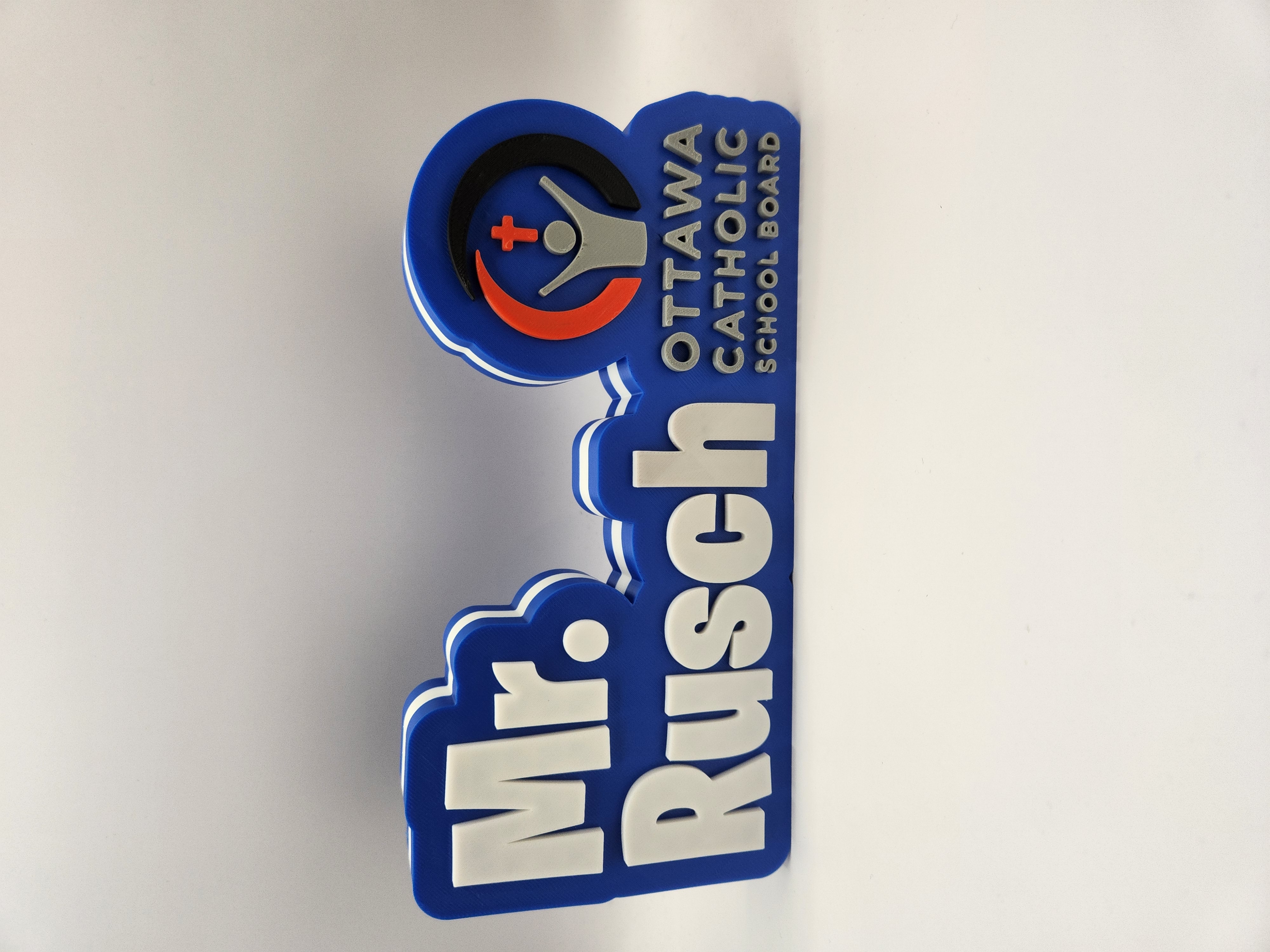 3D Printed Name Plate