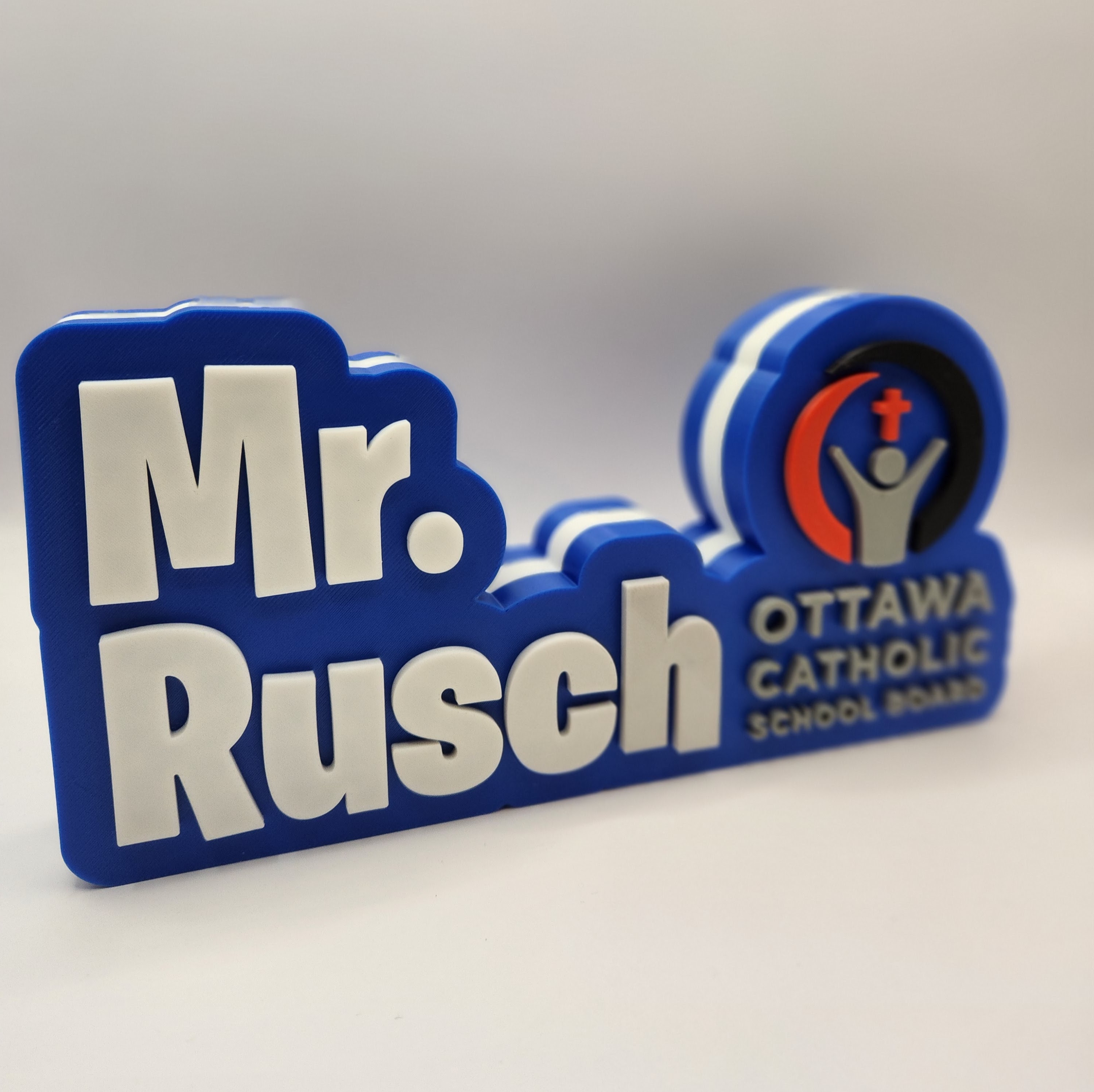 3D Printed Name Plate