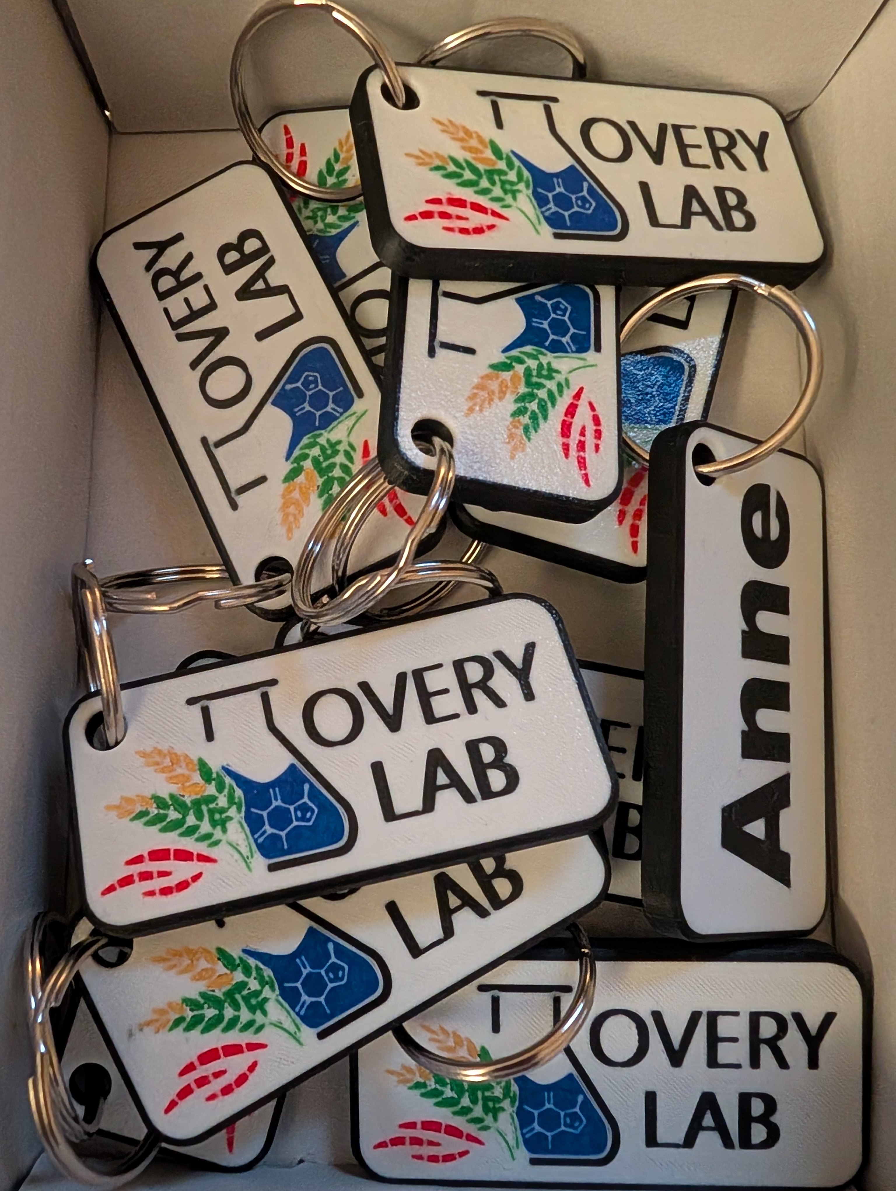 Custom 3D Printed Keychains