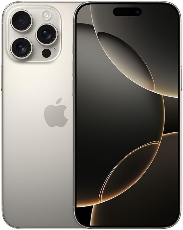 Apple iPhone 16 Pro Max, US Version, 256GB, Natural Titanium - Unlocked