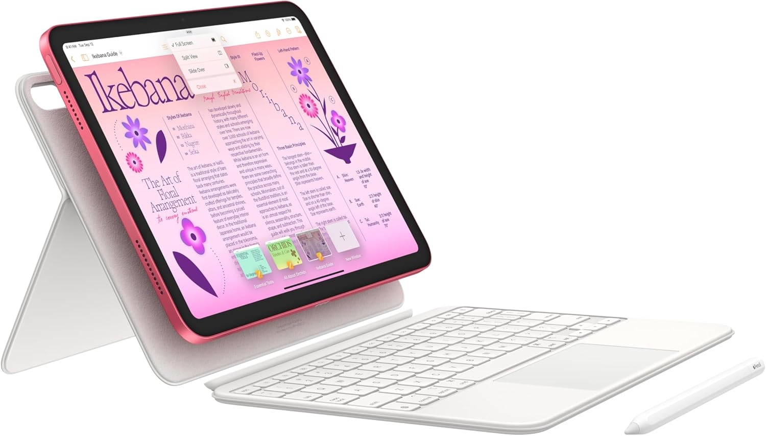 Apple iPad (10th Generation): with A14 Bionic chip, 10.9-inch Liquid Retina Display, 256GB, Wi-Fi 6, 12MP front/12MP Back Camera, Touch ID, All-Day Battery Life – Silver