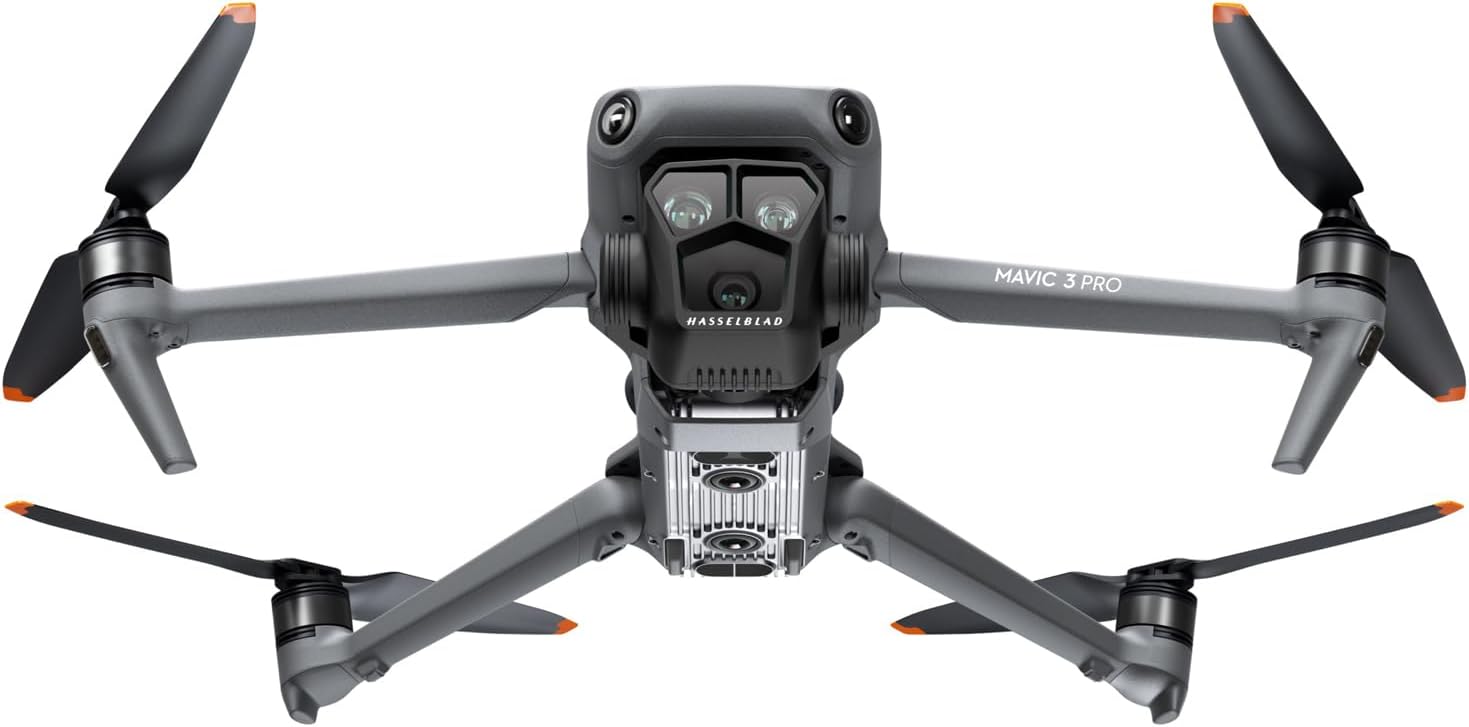 DJI Mavic 3 Pro Drone Quadcopter with RC Pro Remote (High-Bright Screen) Fly More Combo 4/3 CMOS Hasselblad Camera, 43Min Flight Time, 4 Batteries, Filters...