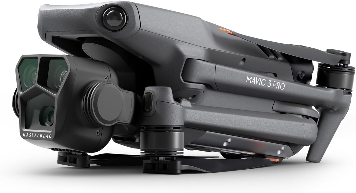 DJI Mavic 3 Pro Drone Quadcopter with RC Pro Remote (High-Bright Screen) Fly More Combo 4/3 CMOS Hasselblad Camera, 43Min Flight Time, 4 Batteries, Filters...