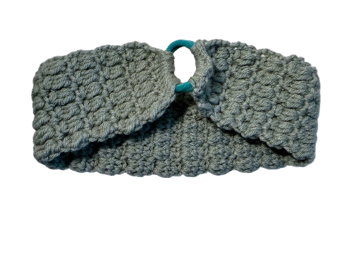 Teal Crochet Headband