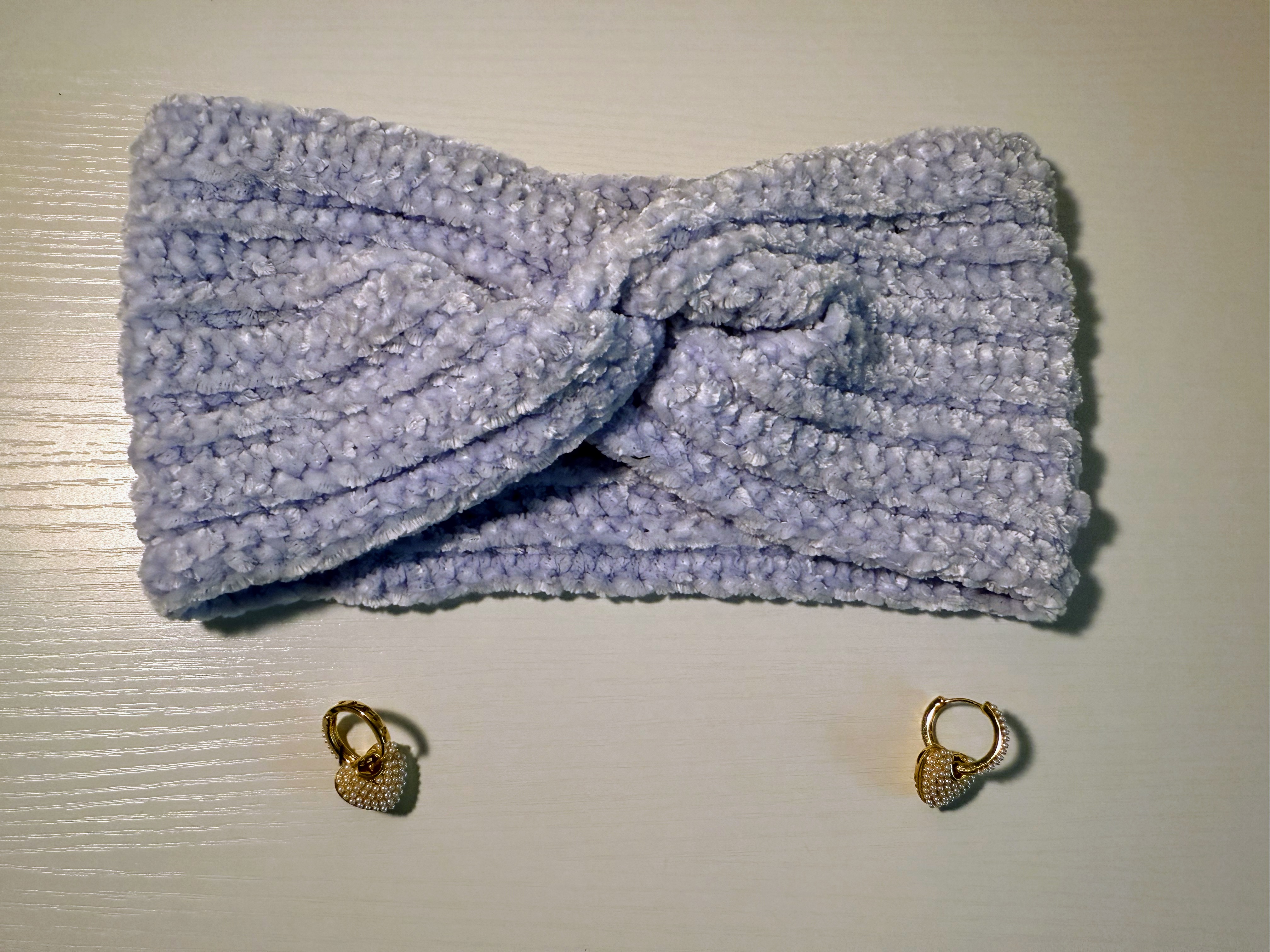 Light Purple Crochet Headband