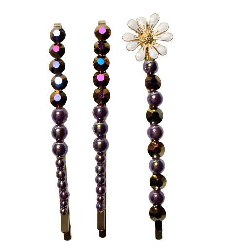 Elegant Beaded Hair Pin Set
