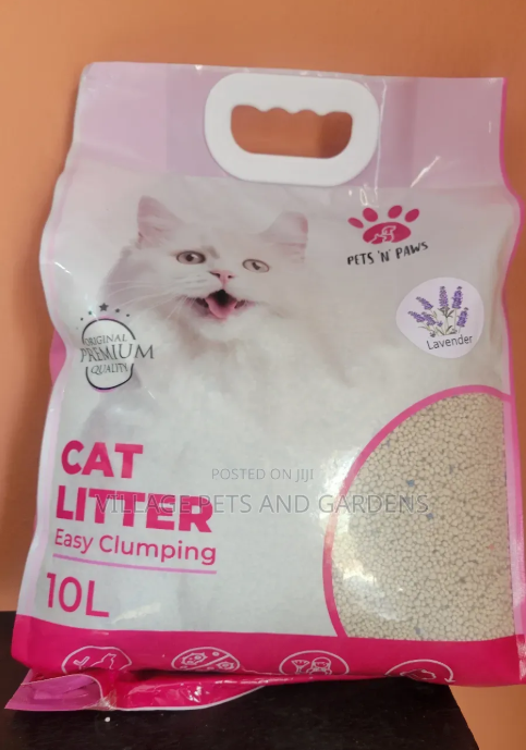 Pets'n'paws 10L Premium Cat Litter. Lavender-Scented Cat Litter