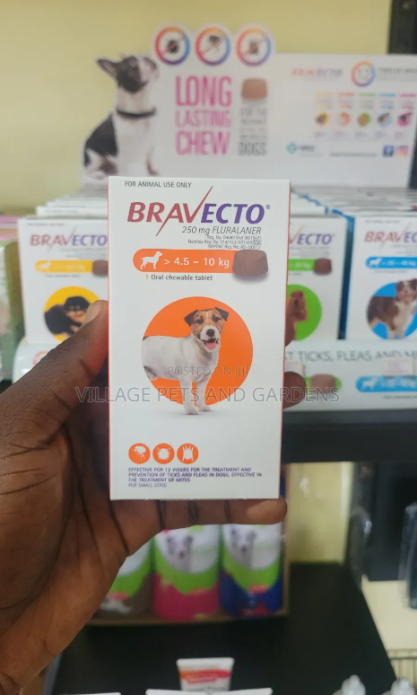 Bravecto Fluralaner Chewable Tablet for Dogs Weighing 4.5 - 10kg